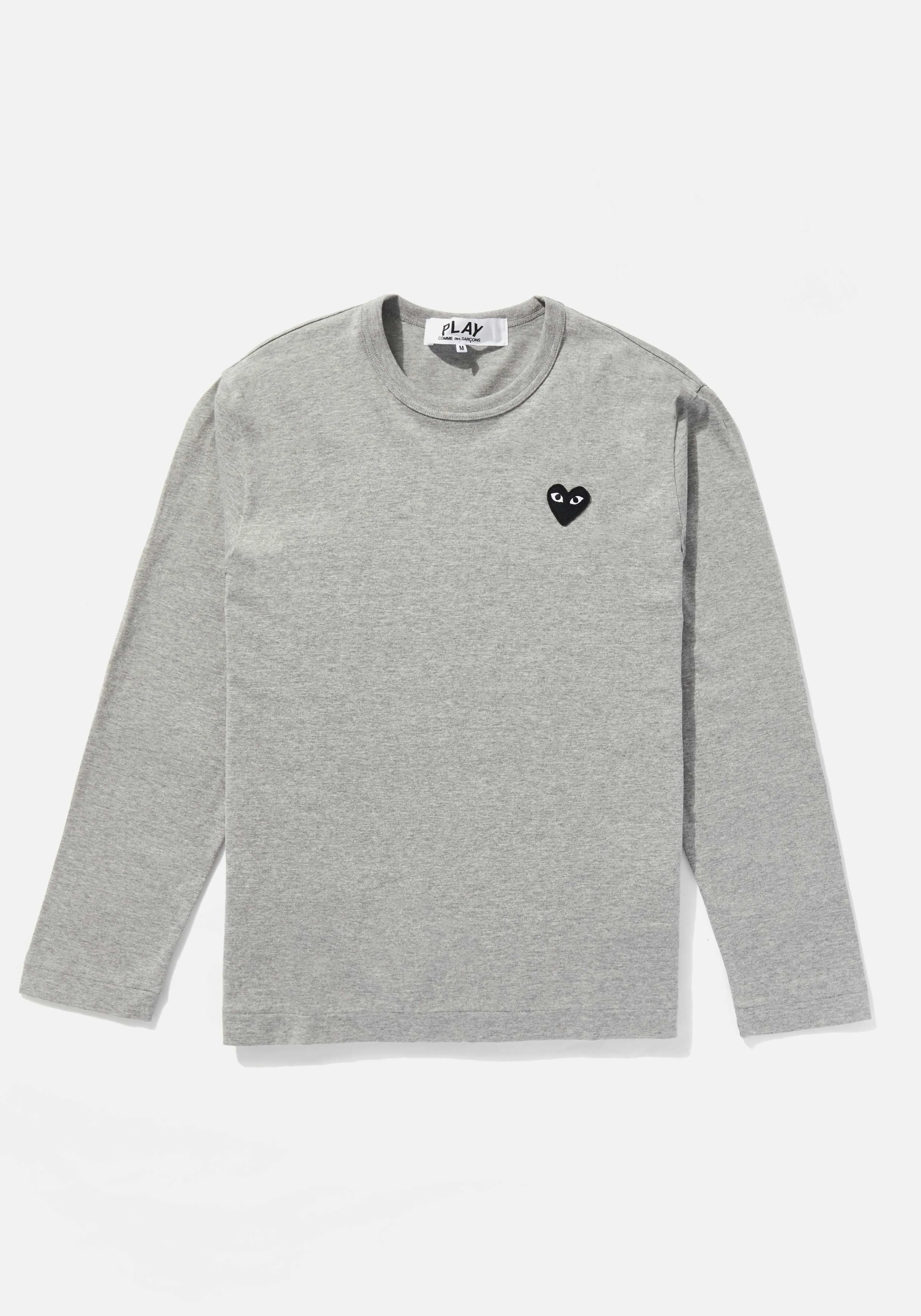 MKI MIYUKI ZOKU COMME DES GARCONS PLAY BLACK HEART LONG SLEEVE- SHIRTS | T-SHIRTS