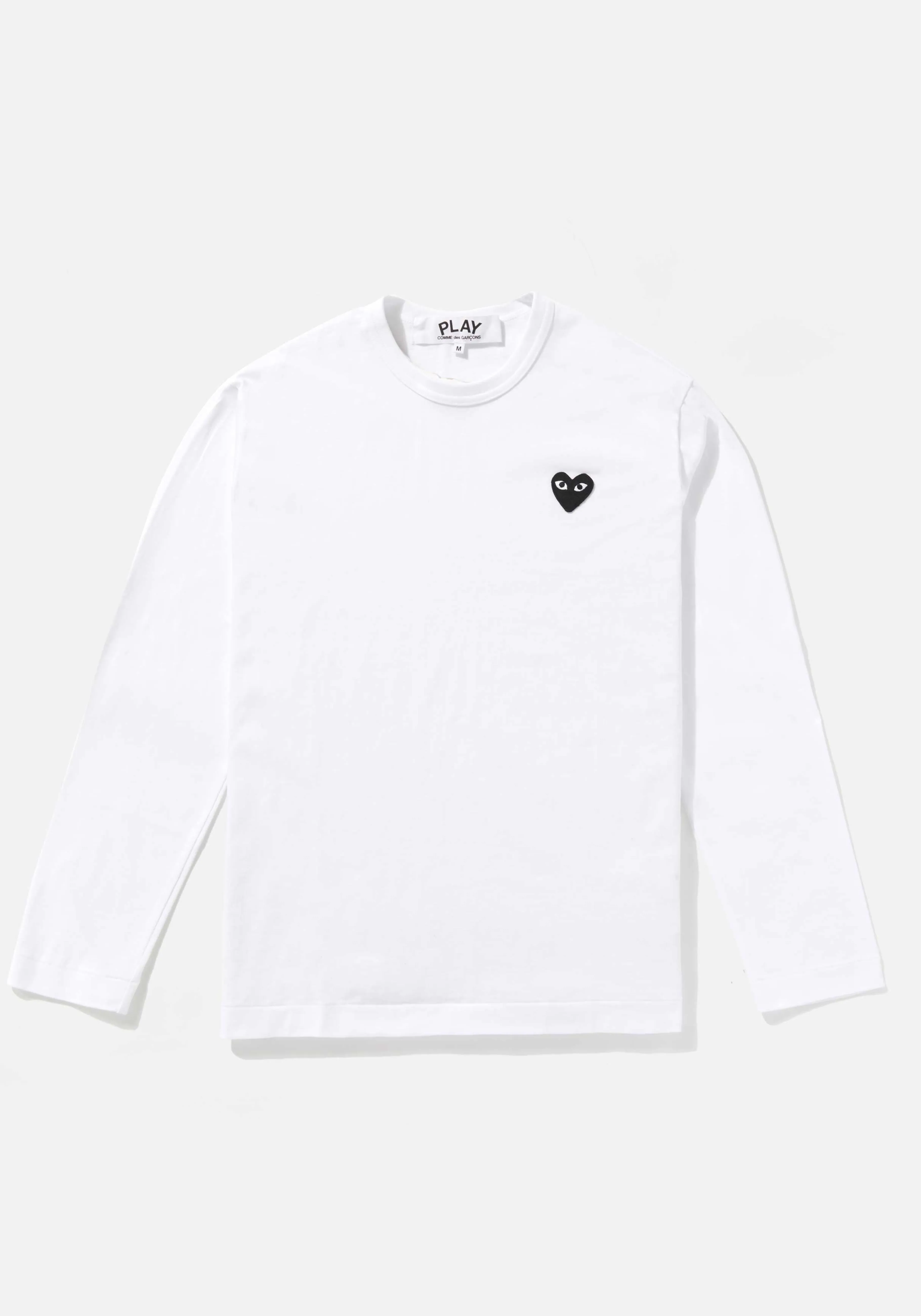 MKI MIYUKI ZOKU COMME DES GARCONS PLAY BLACK HEART LONG SLEEVE- SHIRTS | T-SHIRTS