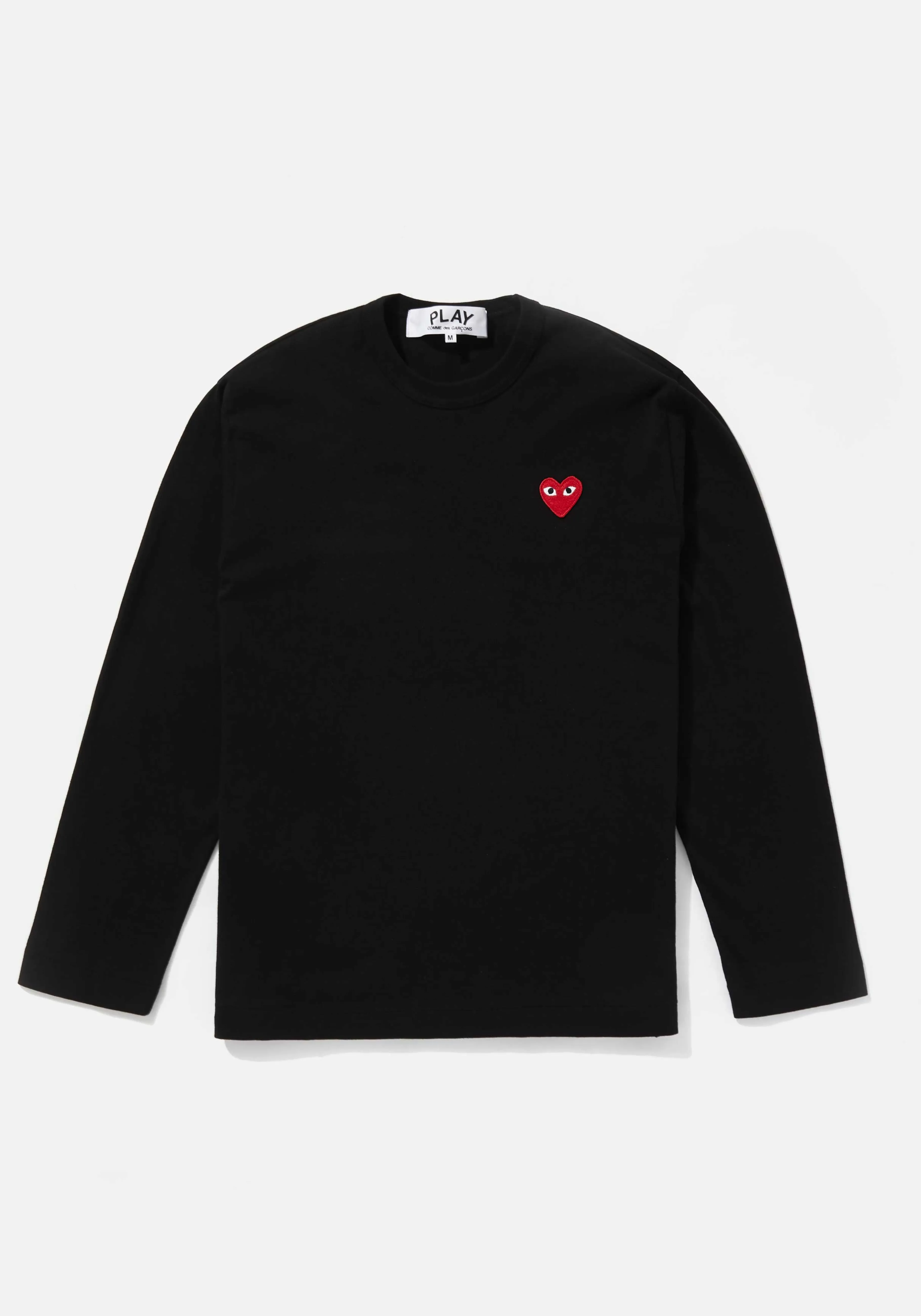 MKI MIYUKI ZOKU COMME DES GARCONS RED HEART LONG SLEEVE- SHIRTS | T-SHIRTS