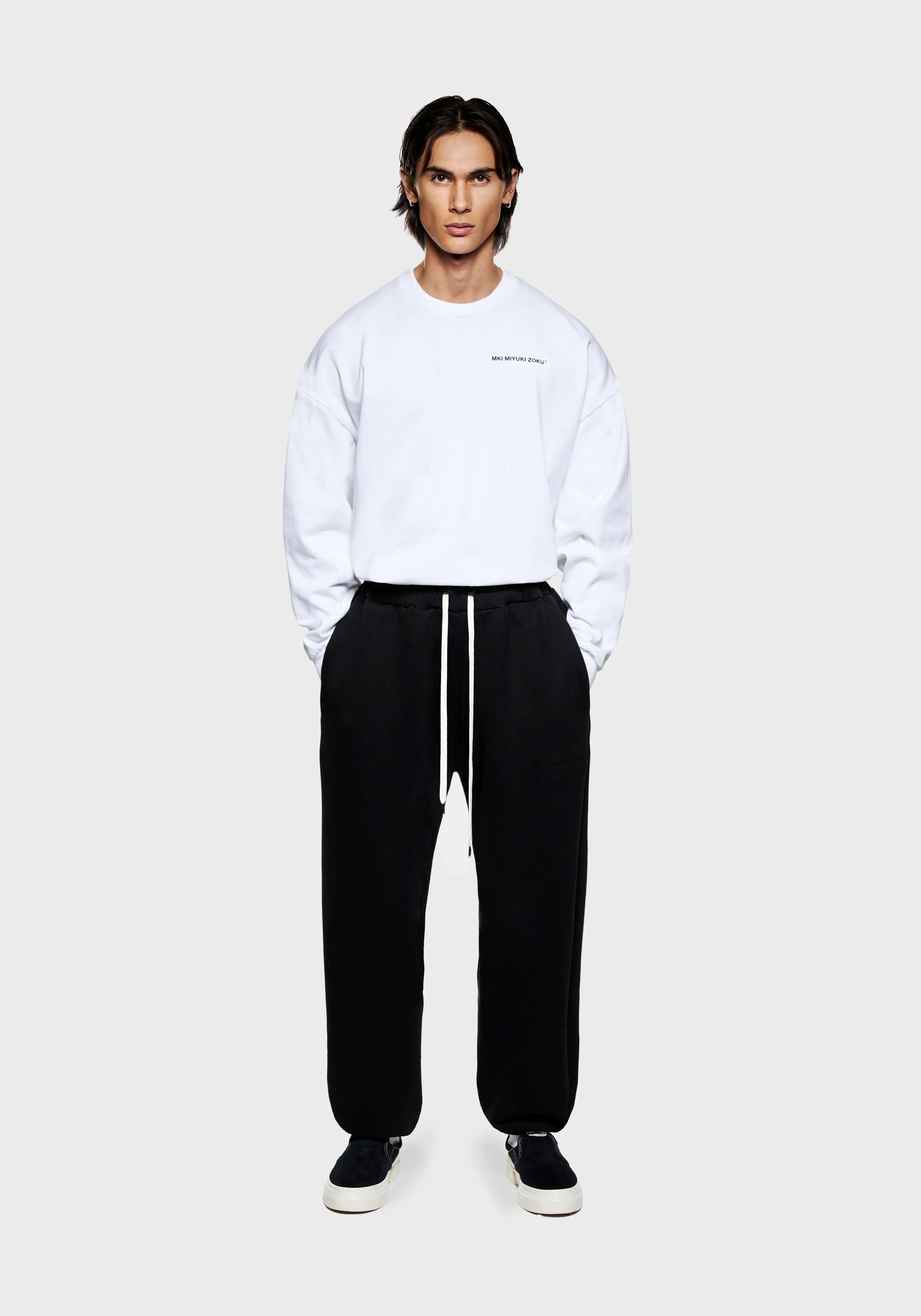 MKI MIYUKI ZOKU MKI 800 GSM SUPERWEIGHT CUFFED JOGGERS- SWEATPANTS | TROUSERS