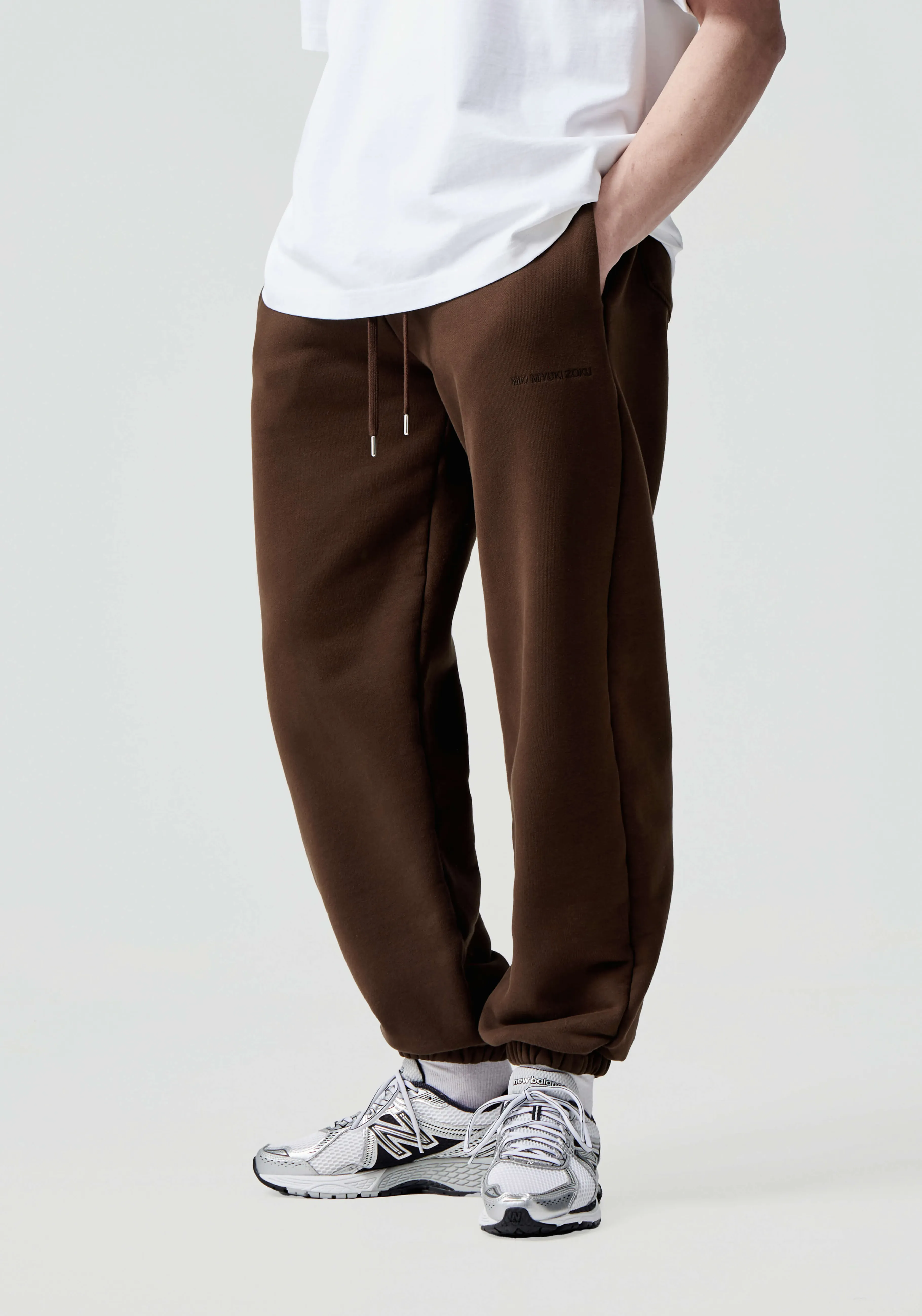 MKI MIYUKI ZOKU MKI 800 GSM SUPERWEIGHT CUFFED JOGGERS- SWEATPANTS | TROUSERS