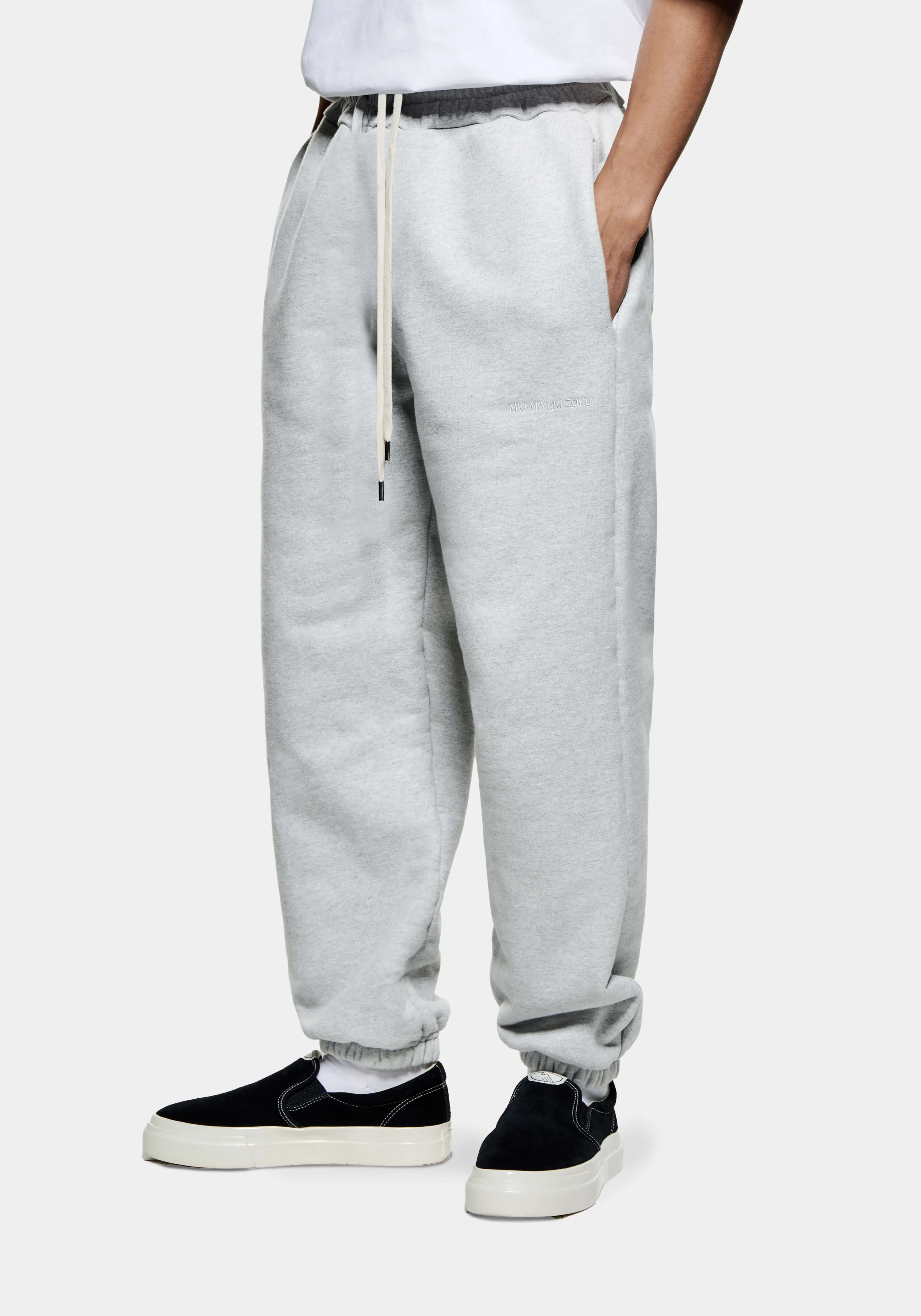 MKI MIYUKI ZOKU MKI 800 GSM SUPERWEIGHT CUFFED JOGGERS- SWEATPANTS | TROUSERS