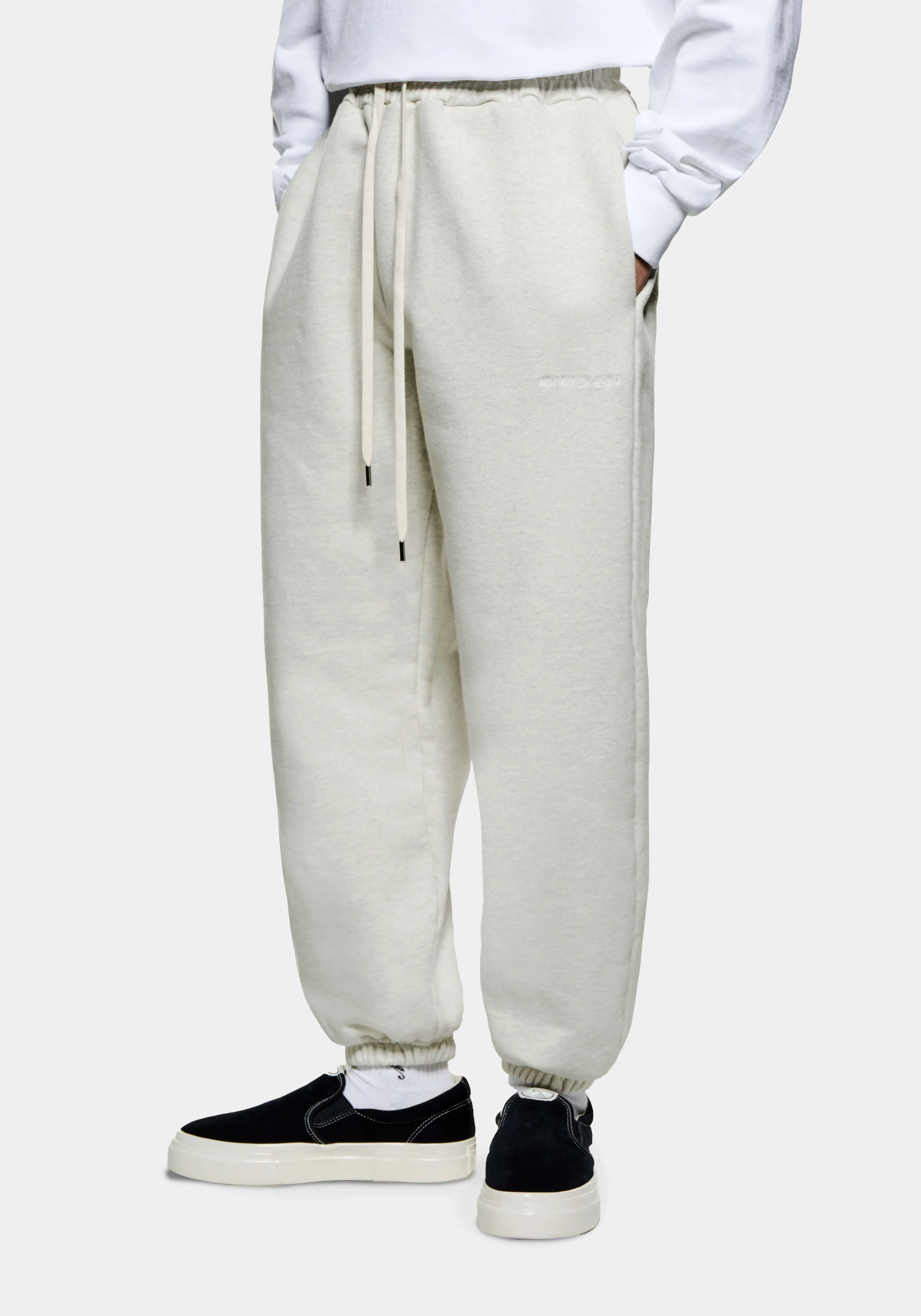 MKI MIYUKI ZOKU MKI 800 GSM SUPERWEIGHT CUFFED JOGGERS- SWEATPANTS | TROUSERS