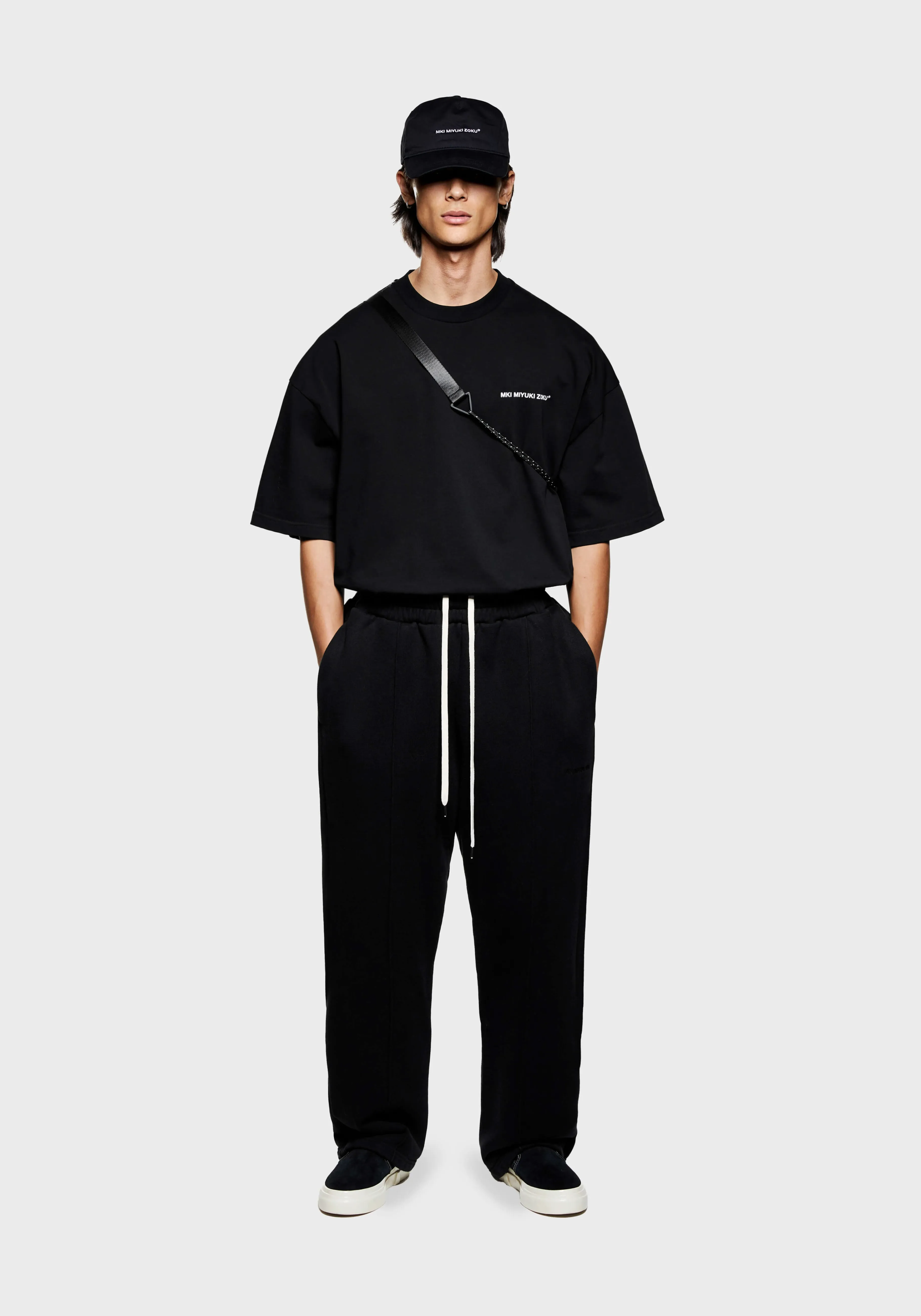 MKI MIYUKI ZOKU MKI 800 GSM SUPERWEIGHT WIDE LEG JOGGERS- SWEATPANTS | TROUSERS