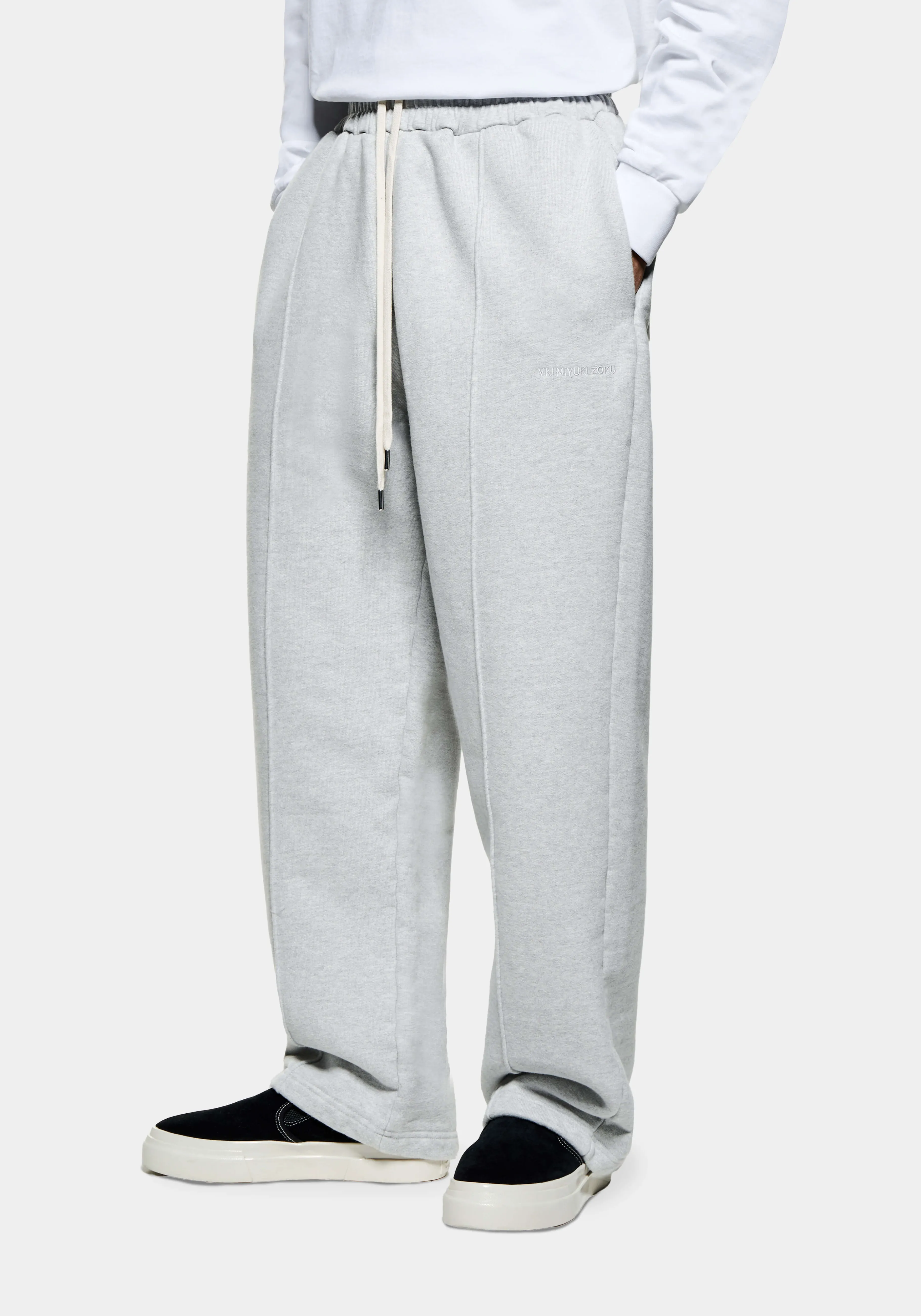 MKI MIYUKI ZOKU MKI 800 GSM SUPERWEIGHT WIDE LEG JOGGERS- SWEATPANTS | TROUSERS