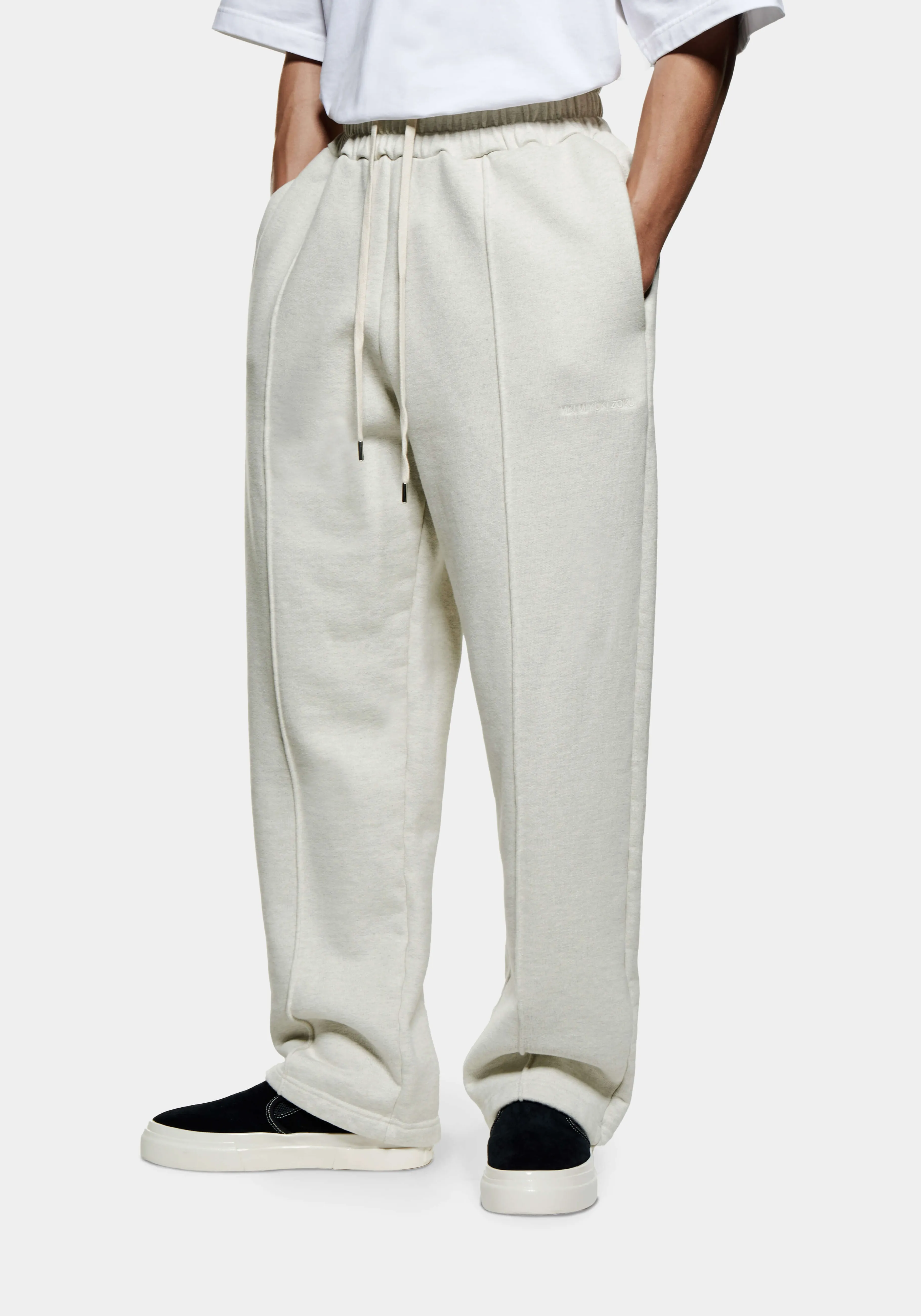 MKI MIYUKI ZOKU MKI 800 GSM SUPERWEIGHT WIDE LEG JOGGERS- SWEATPANTS | TROUSERS