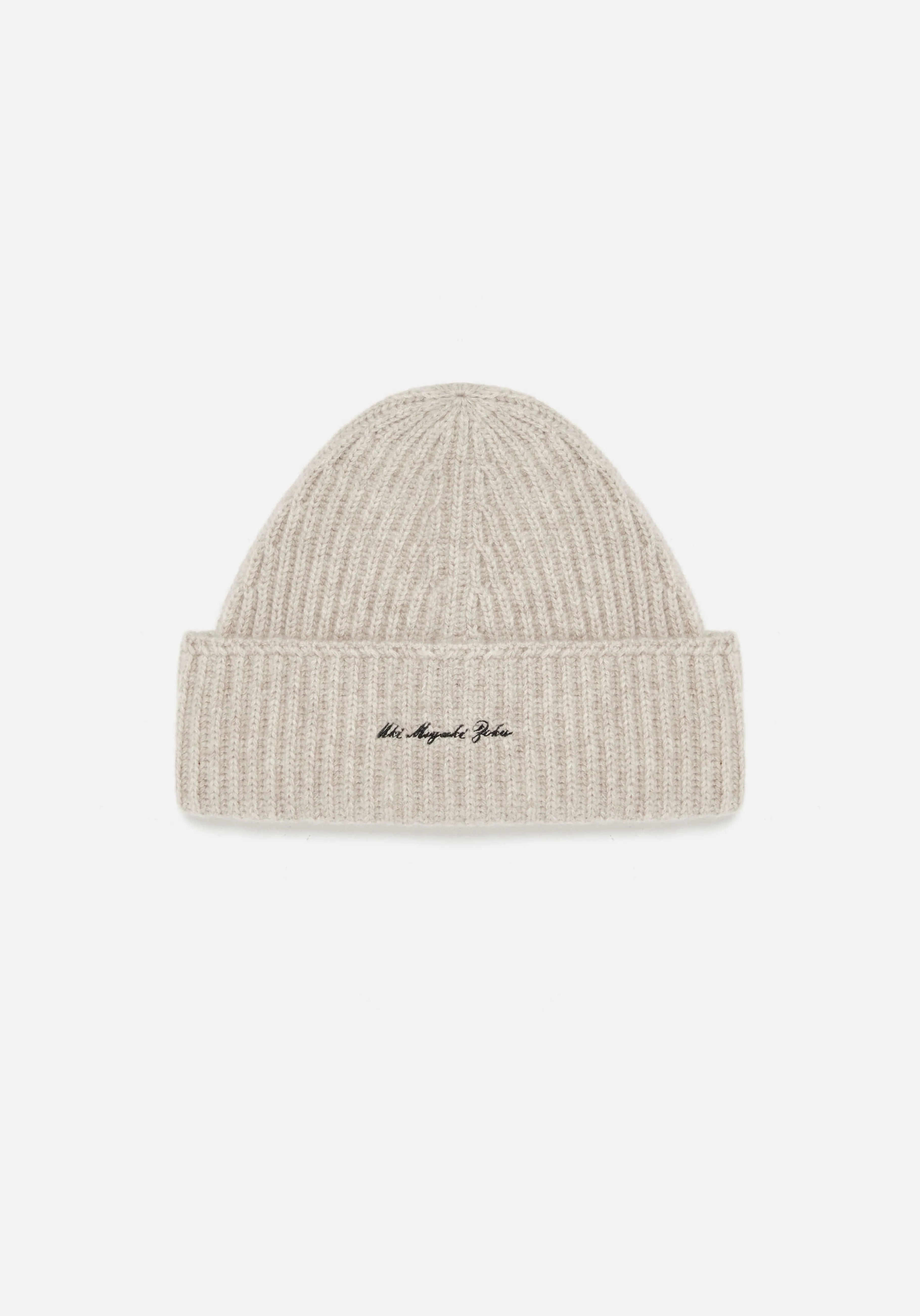 MKI MIYUKI ZOKU MKI CASHMERE RIBBED BEANIE- LIFESTYLE | HEADWEAR