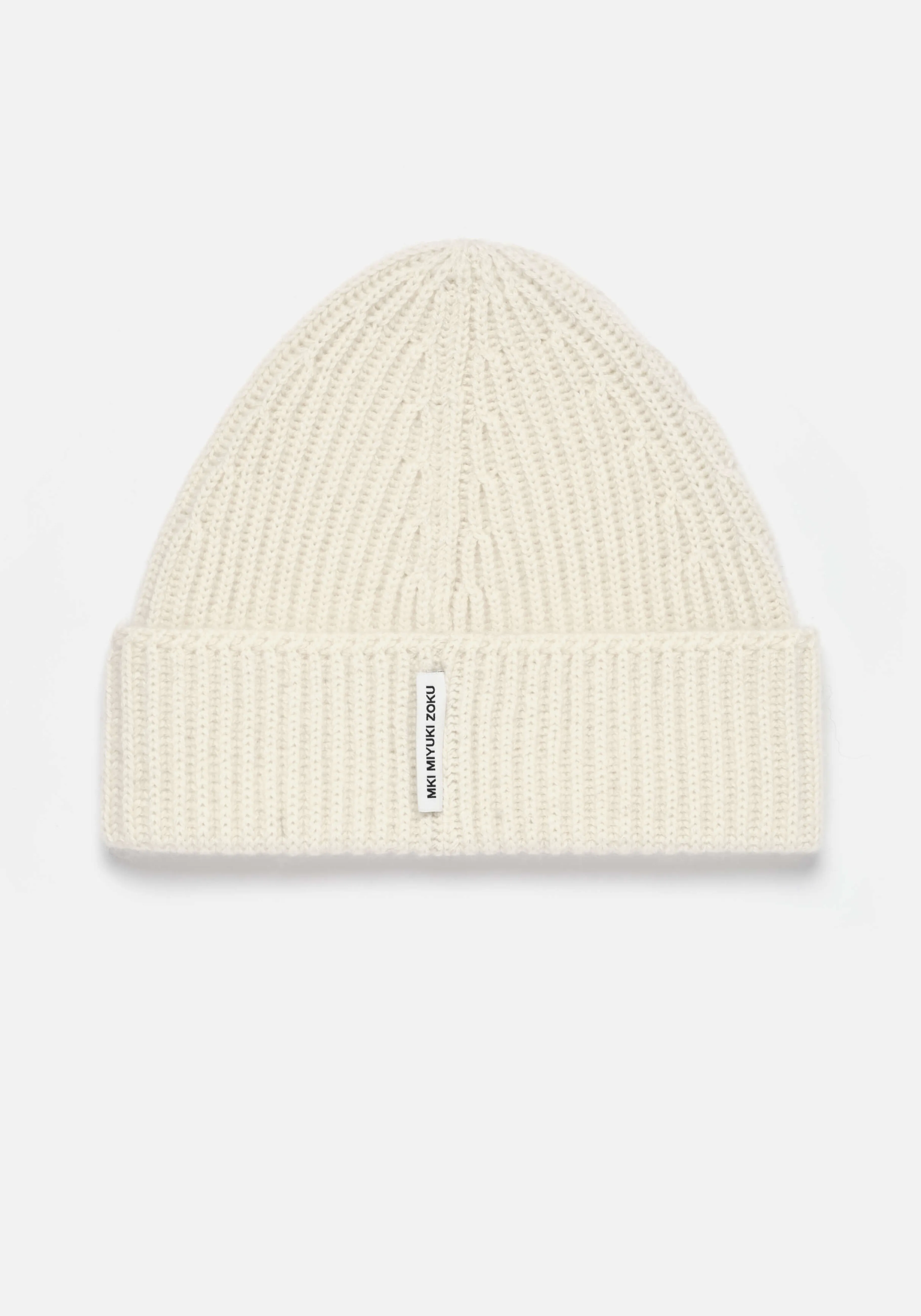 MKI MIYUKI ZOKU MKI CASHMERE RIBBED BEANIE- LIFESTYLE | HEADWEAR