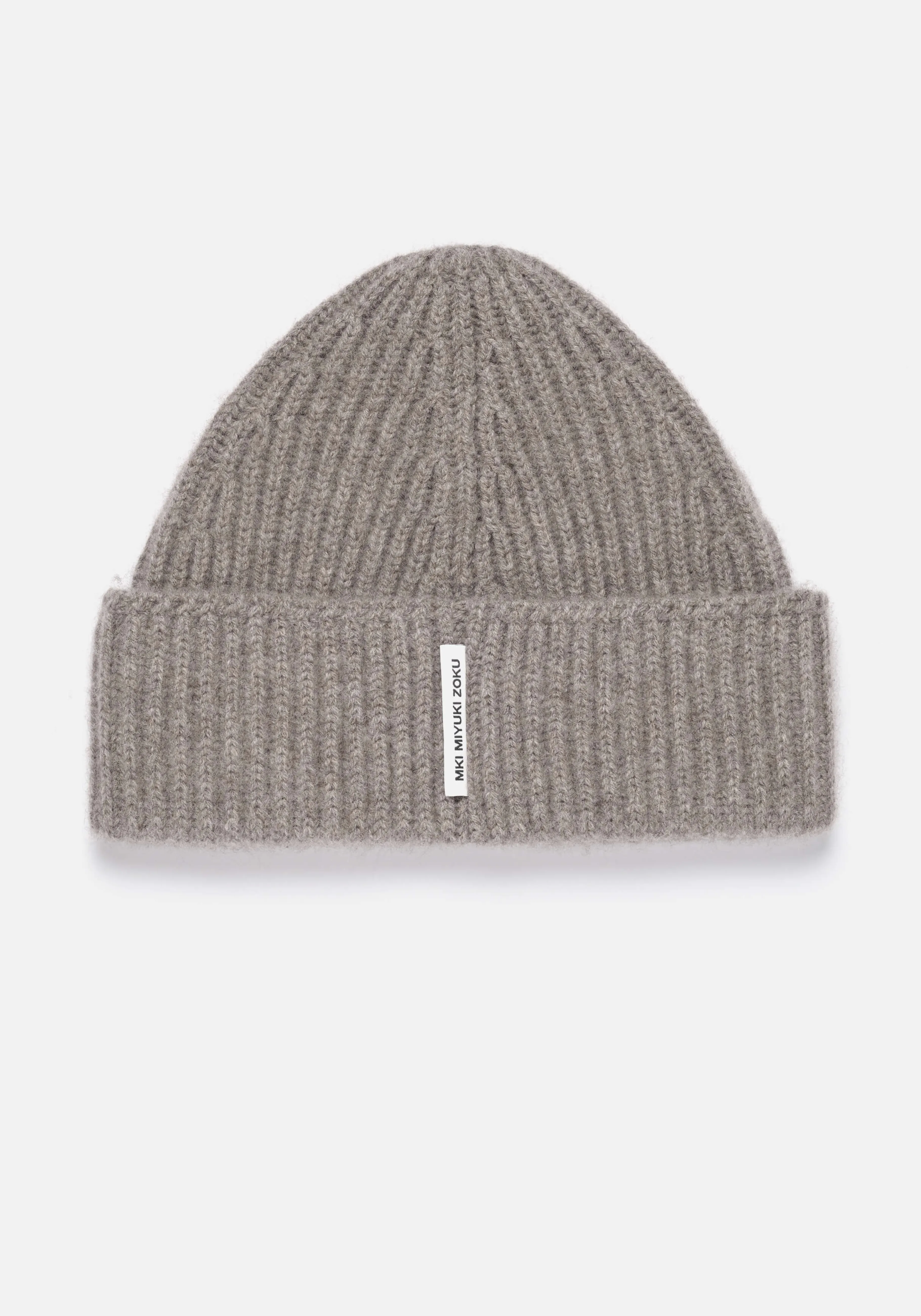 MKI MIYUKI ZOKU MKI CASHMERE RIBBED BEANIE- LIFESTYLE | HEADWEAR