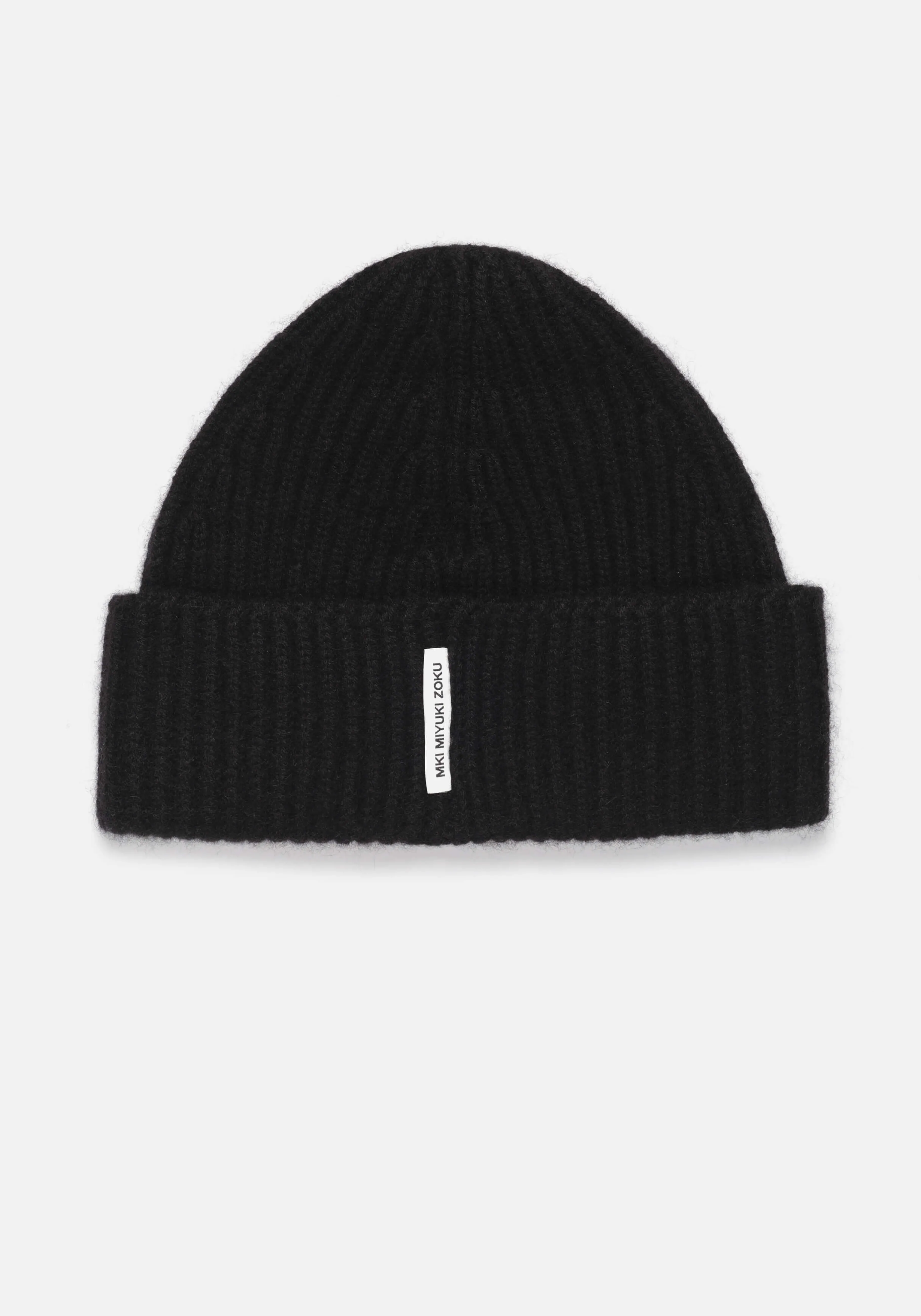 MKI MIYUKI ZOKU MKI CASHMERE RIBBED BEANIE- LIFESTYLE | HEADWEAR