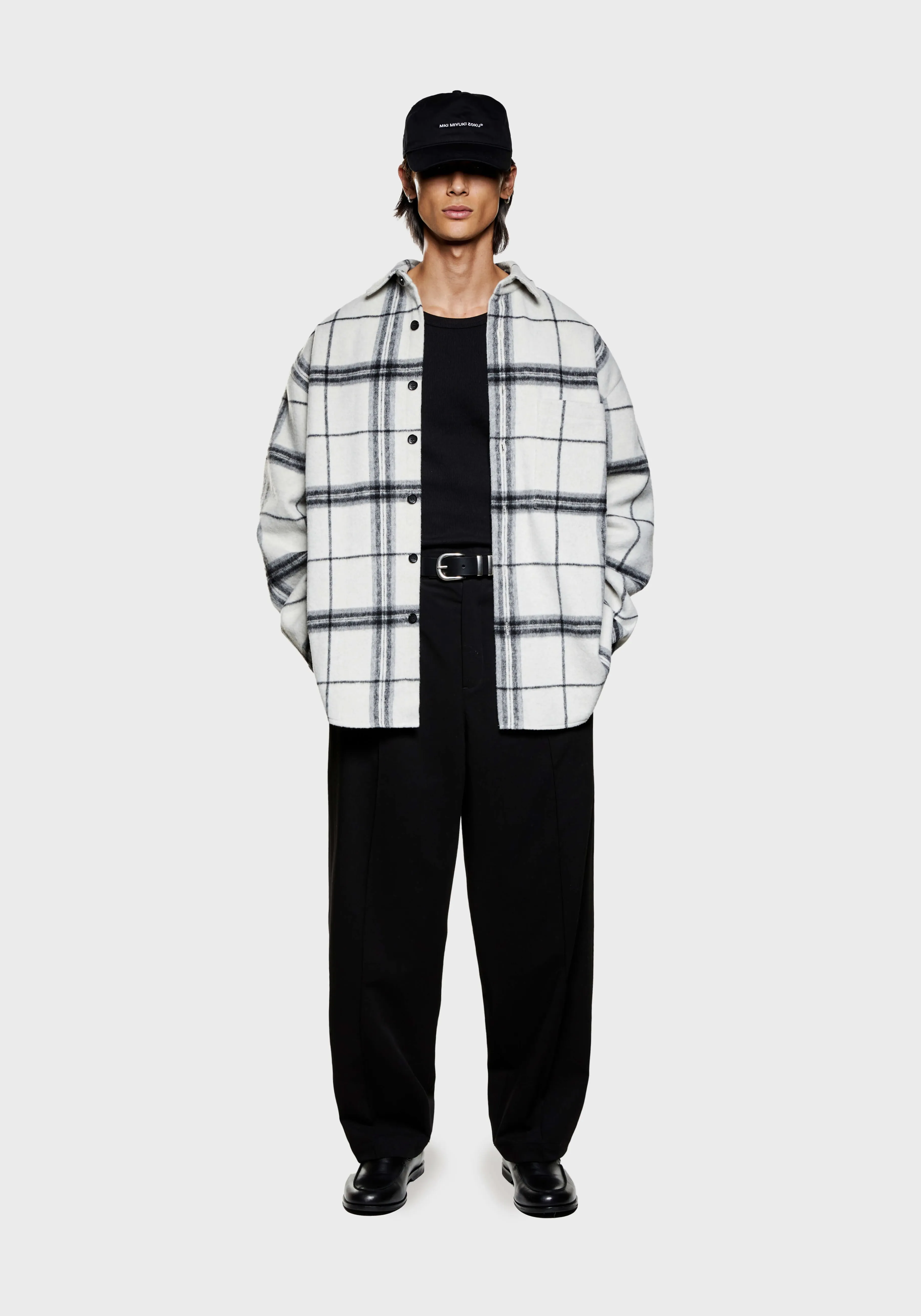 MKI MIYUKI ZOKU MKI CHECK FLANNEL OVERSHIRT- OUTERWEAR | SHIRTS