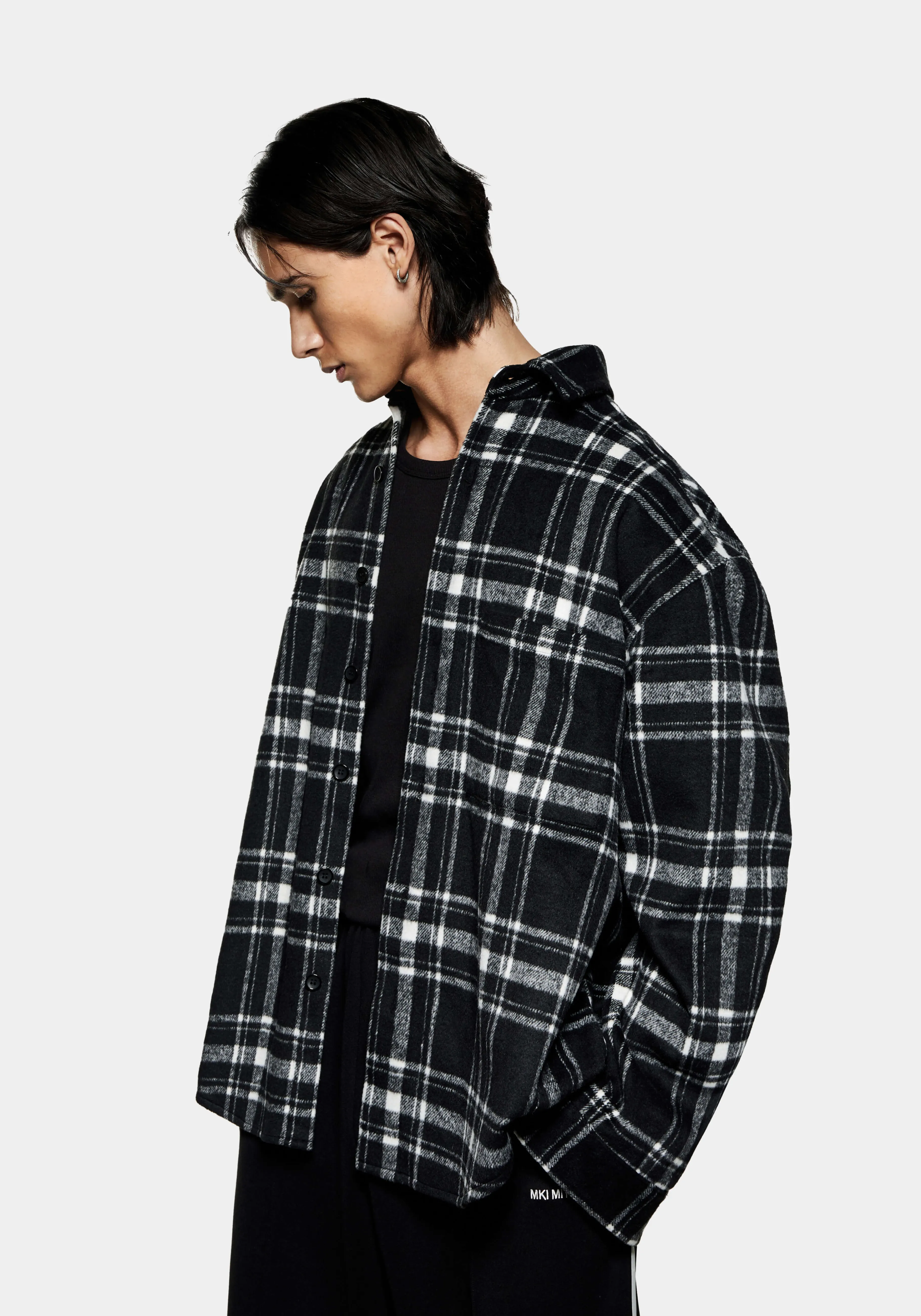 MKI MIYUKI ZOKU MKI CHECK FLANNEL OVERSHIRT- OUTERWEAR | SHIRTS