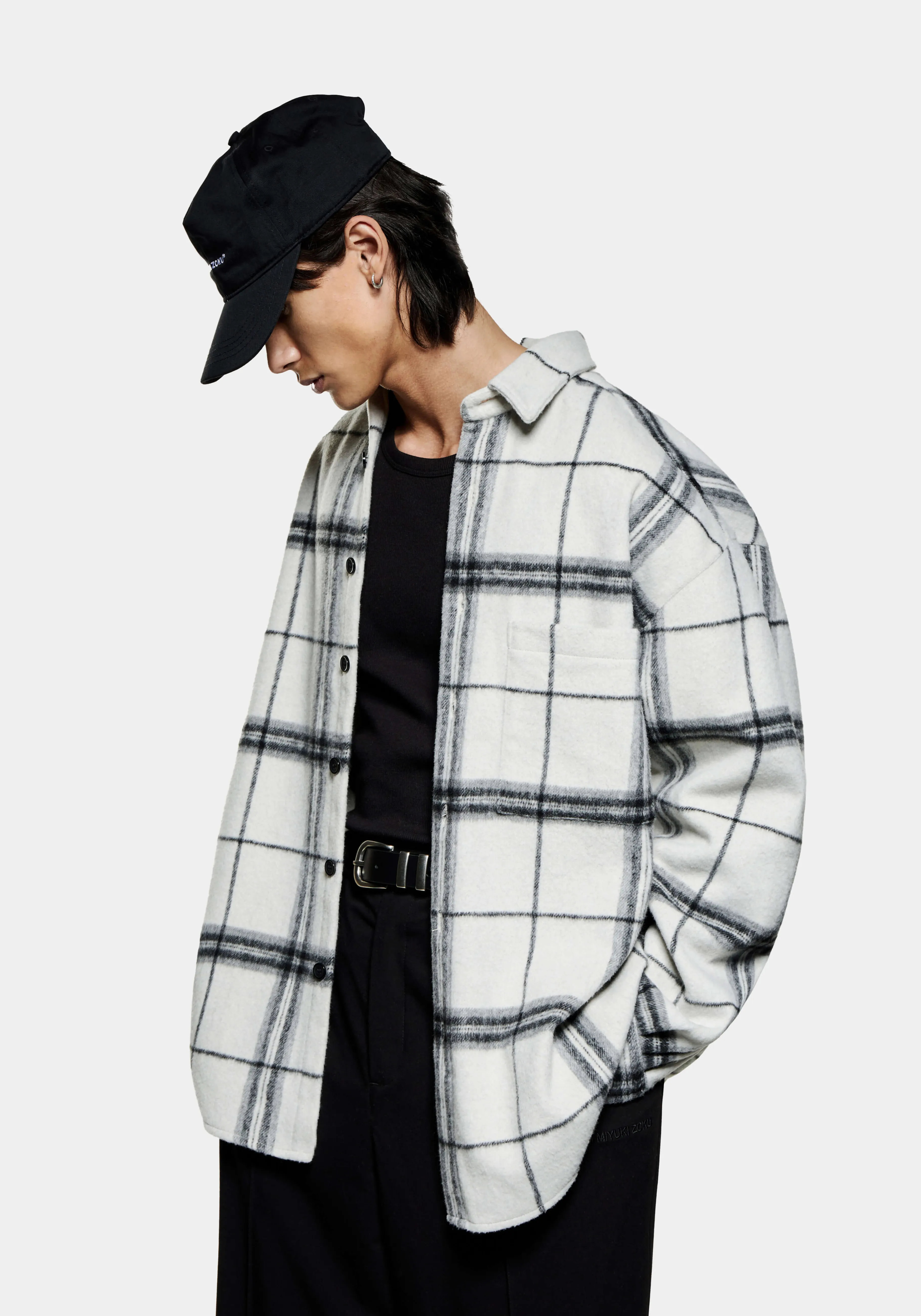 MKI MIYUKI ZOKU MKI CHECK FLANNEL OVERSHIRT- OUTERWEAR | SHIRTS