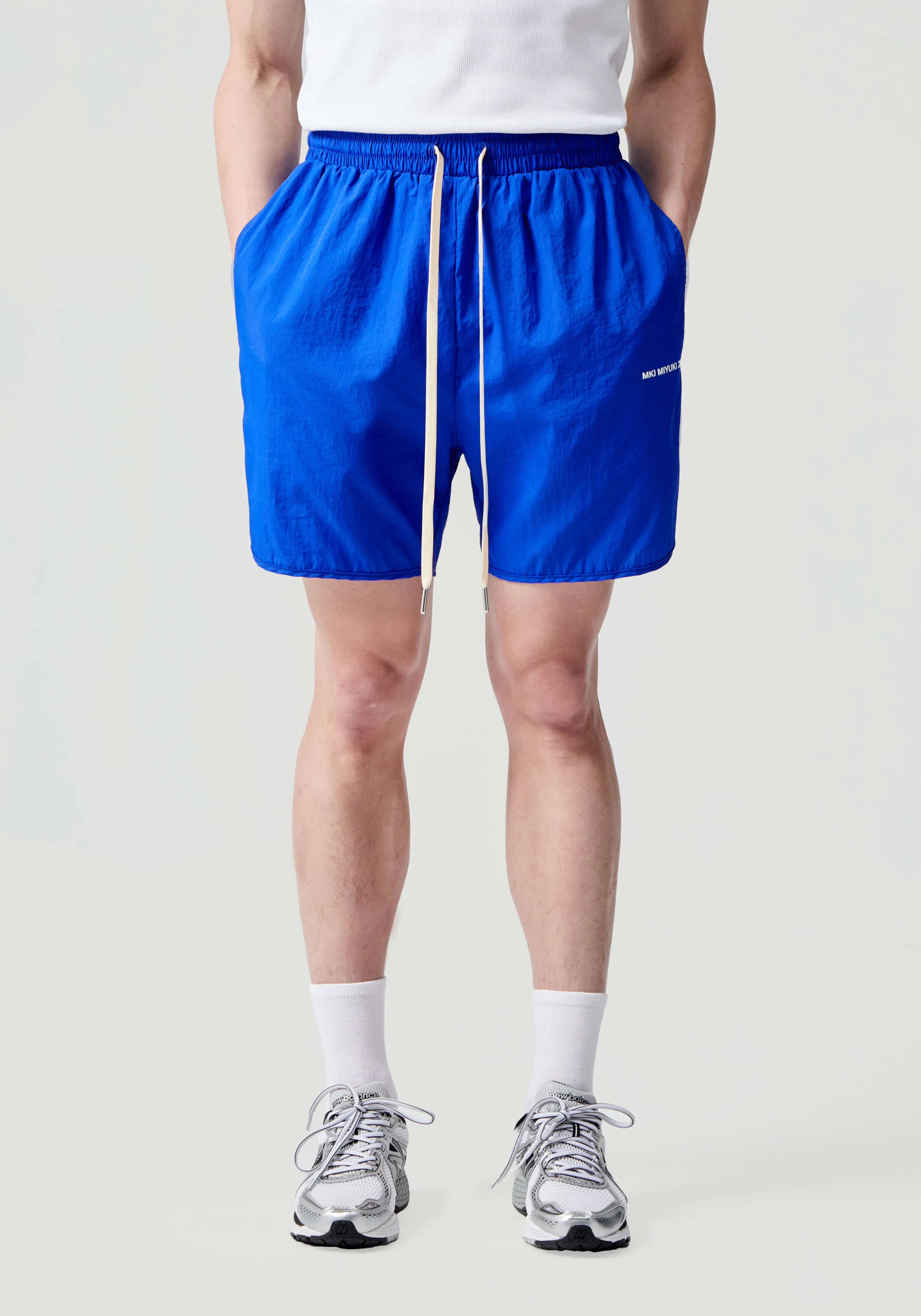 MKI MIYUKI ZOKU MKI CRINKLE NYLON SHORTS- SWEATPANTS | SHORTS