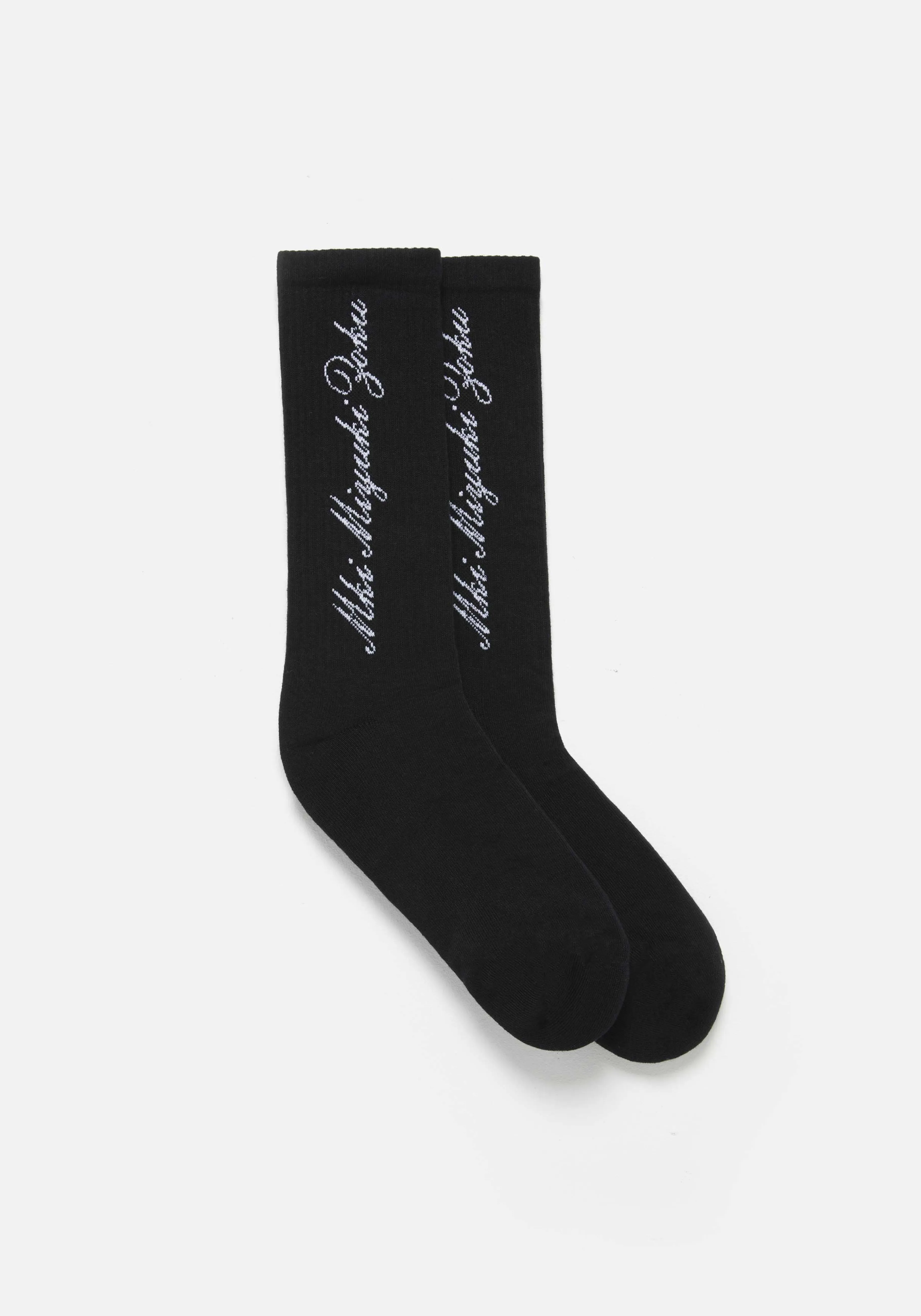 MKI MIYUKI ZOKU MKI EMBASSY LARGE LOGO SOCKS- LIFESTYLE