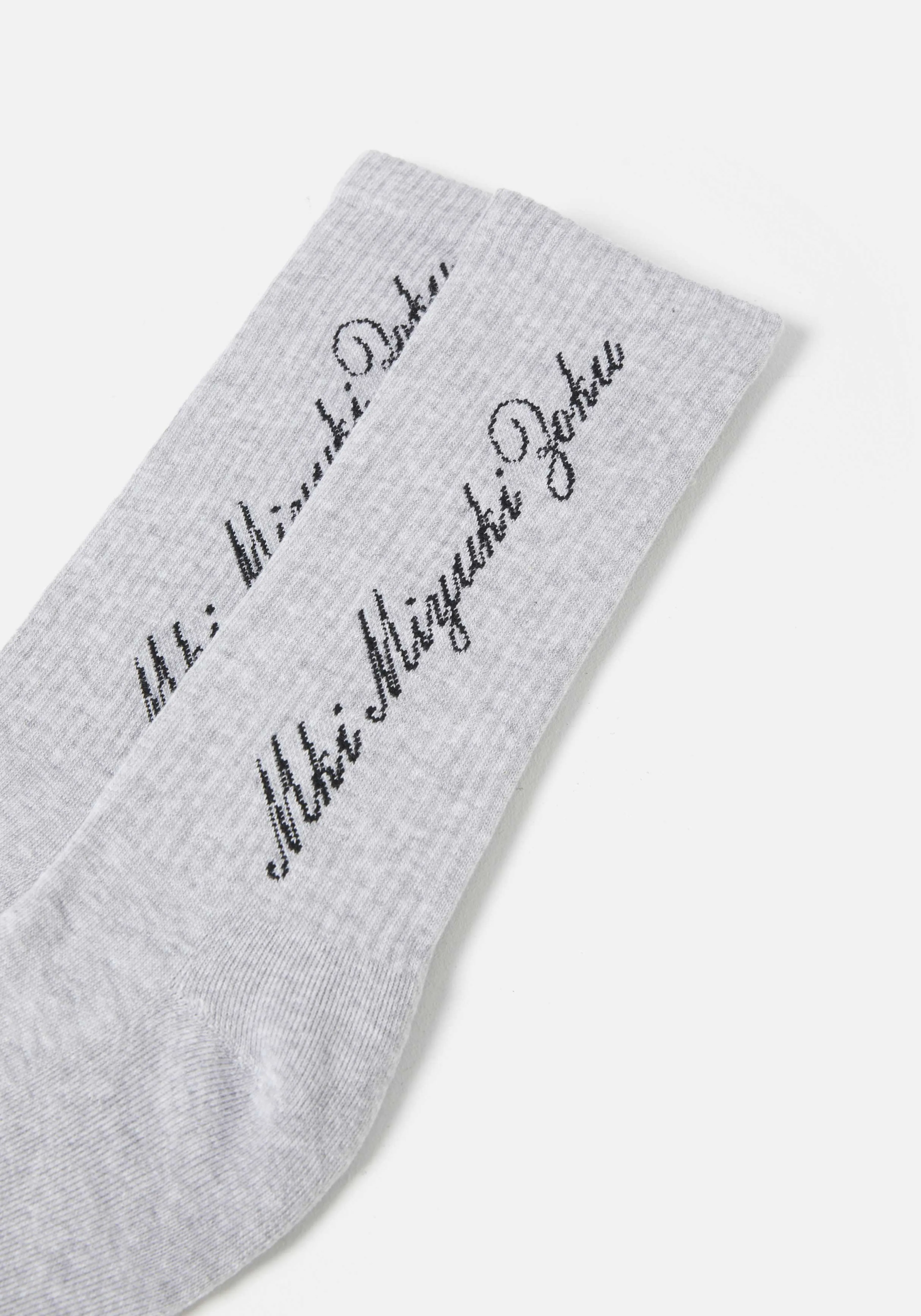 MKI MIYUKI ZOKU MKI EMBASSY LARGE LOGO SOCKS- LIFESTYLE