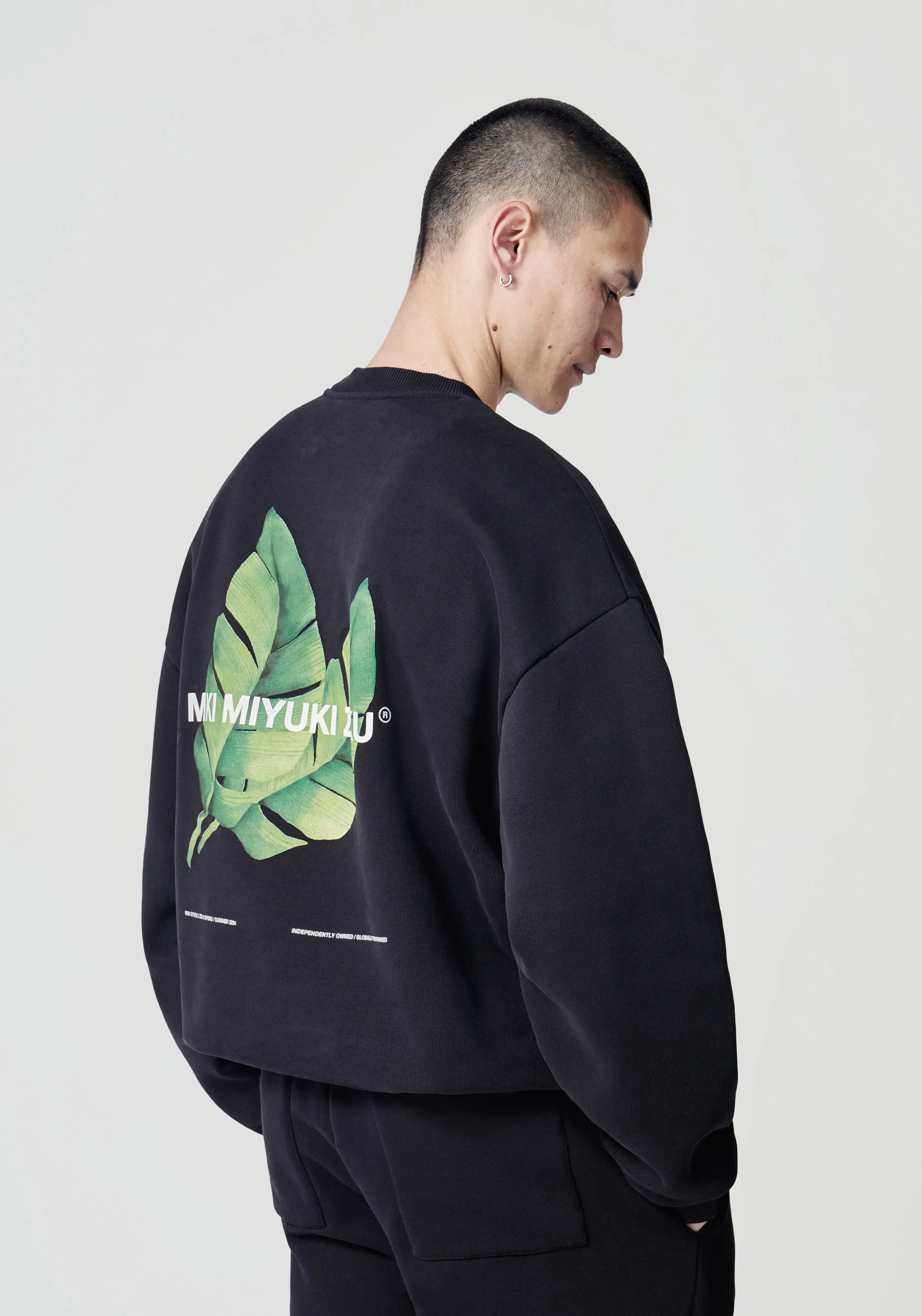 MKI MIYUKI ZOKU MKI LEAF CREWNECK- SHIRTS | SWEATS