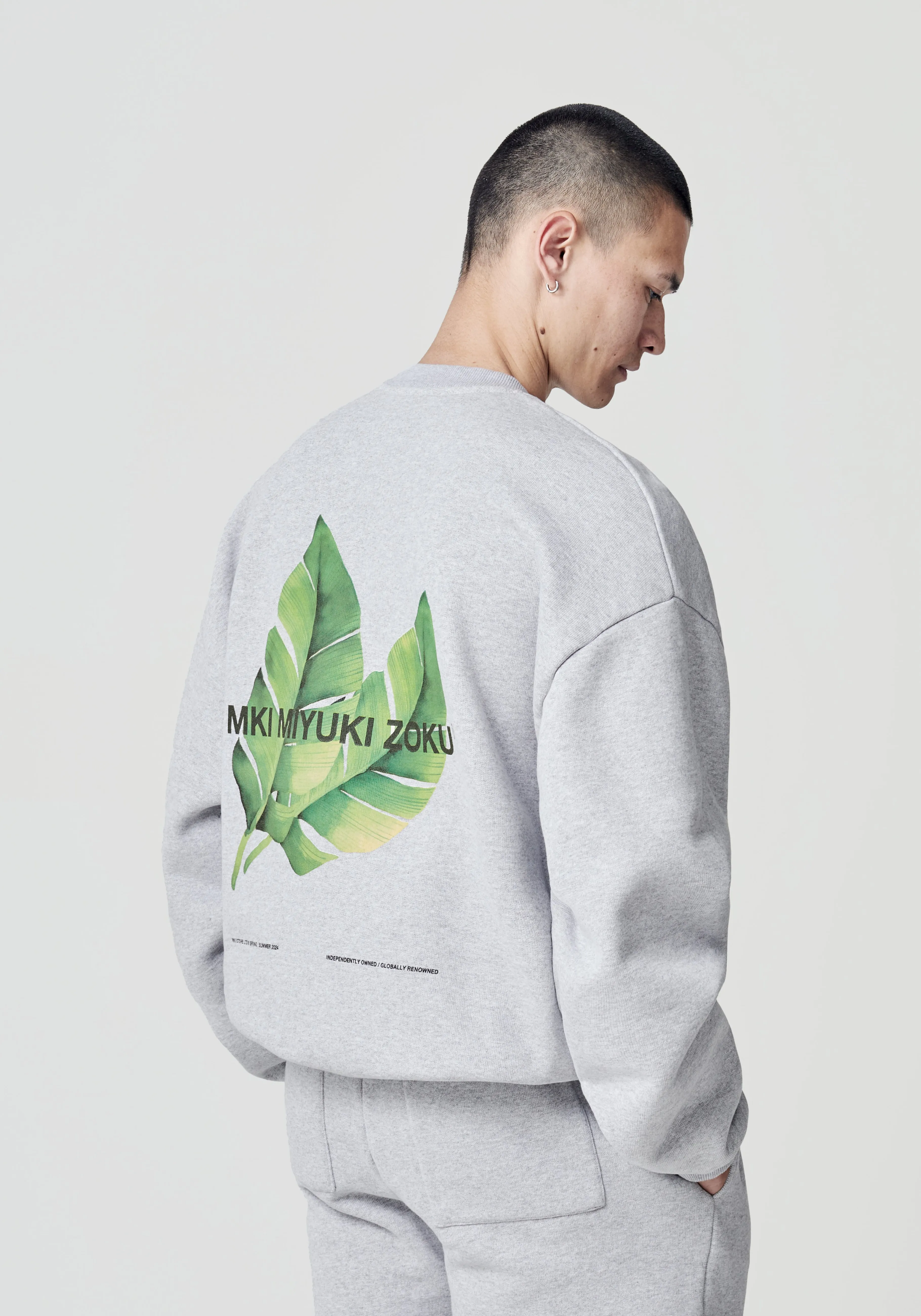 MKI MIYUKI ZOKU MKI LEAF CREWNECK- SHIRTS | SWEATS