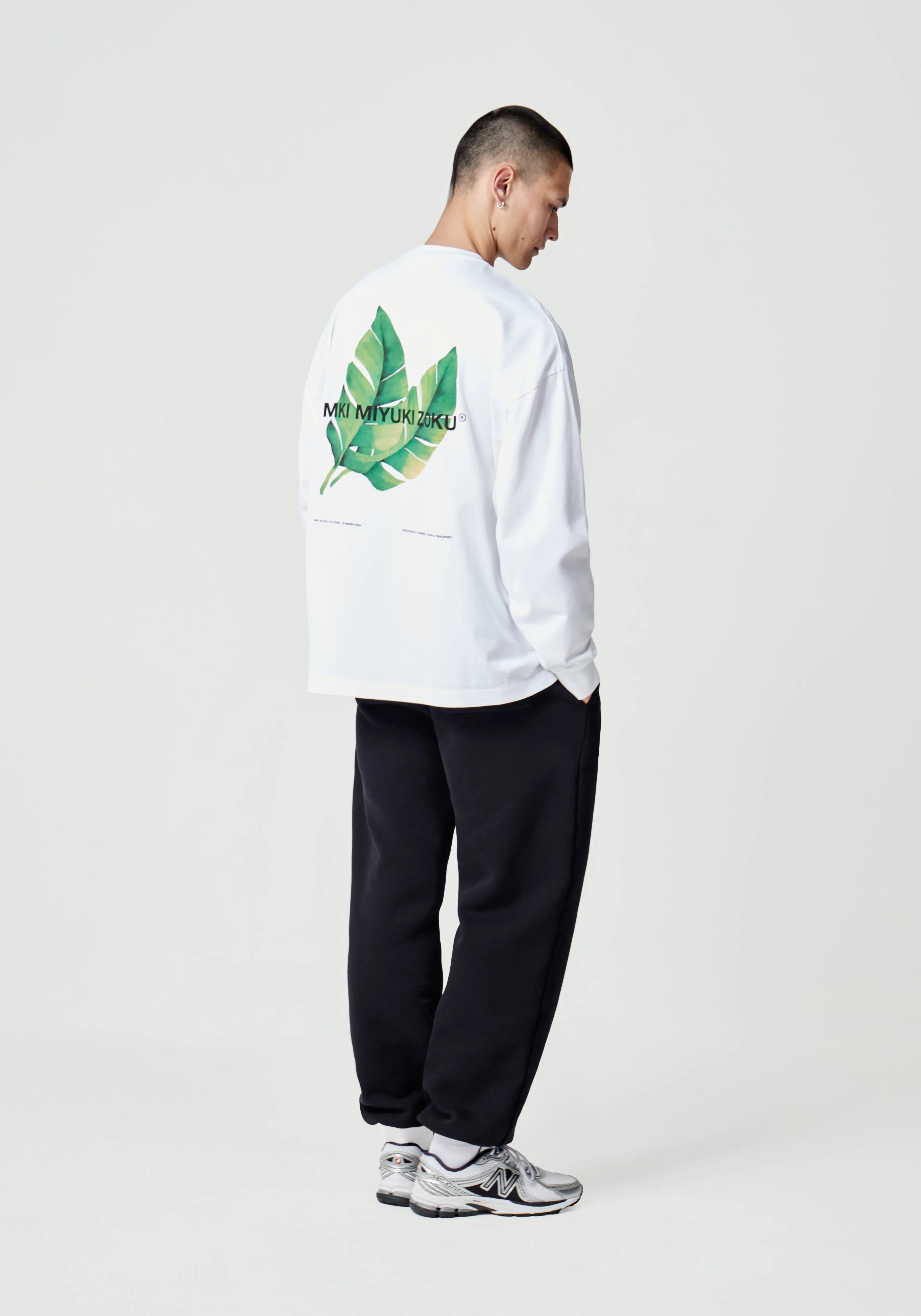 MKI MIYUKI ZOKU MKI LEAF LONGSLEEVE T-SHIRT- SHIRTS | T-SHIRTS