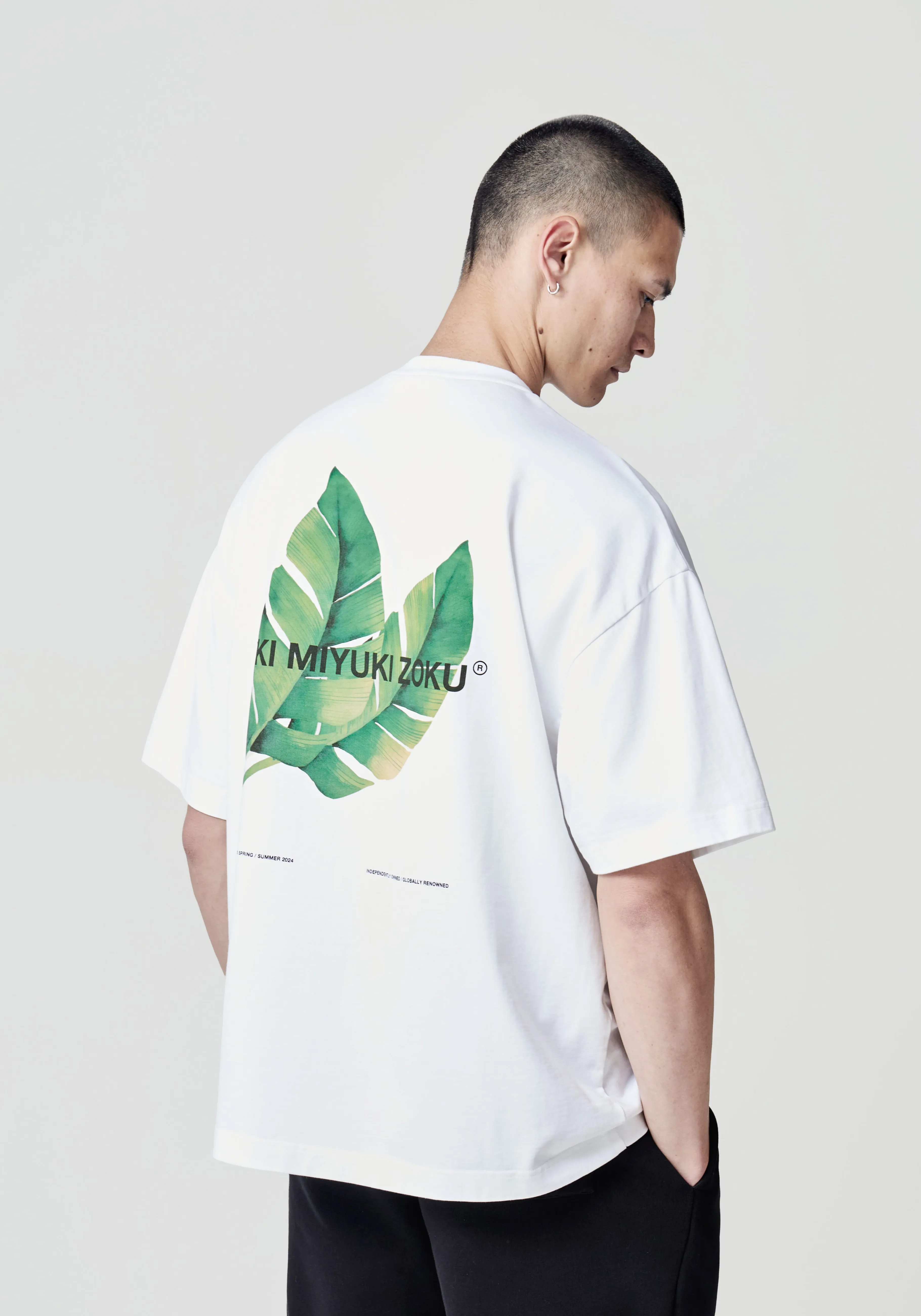 MKI MIYUKI ZOKU MKI LEAF T-SHIRT- SHIRTS | T-SHIRTS