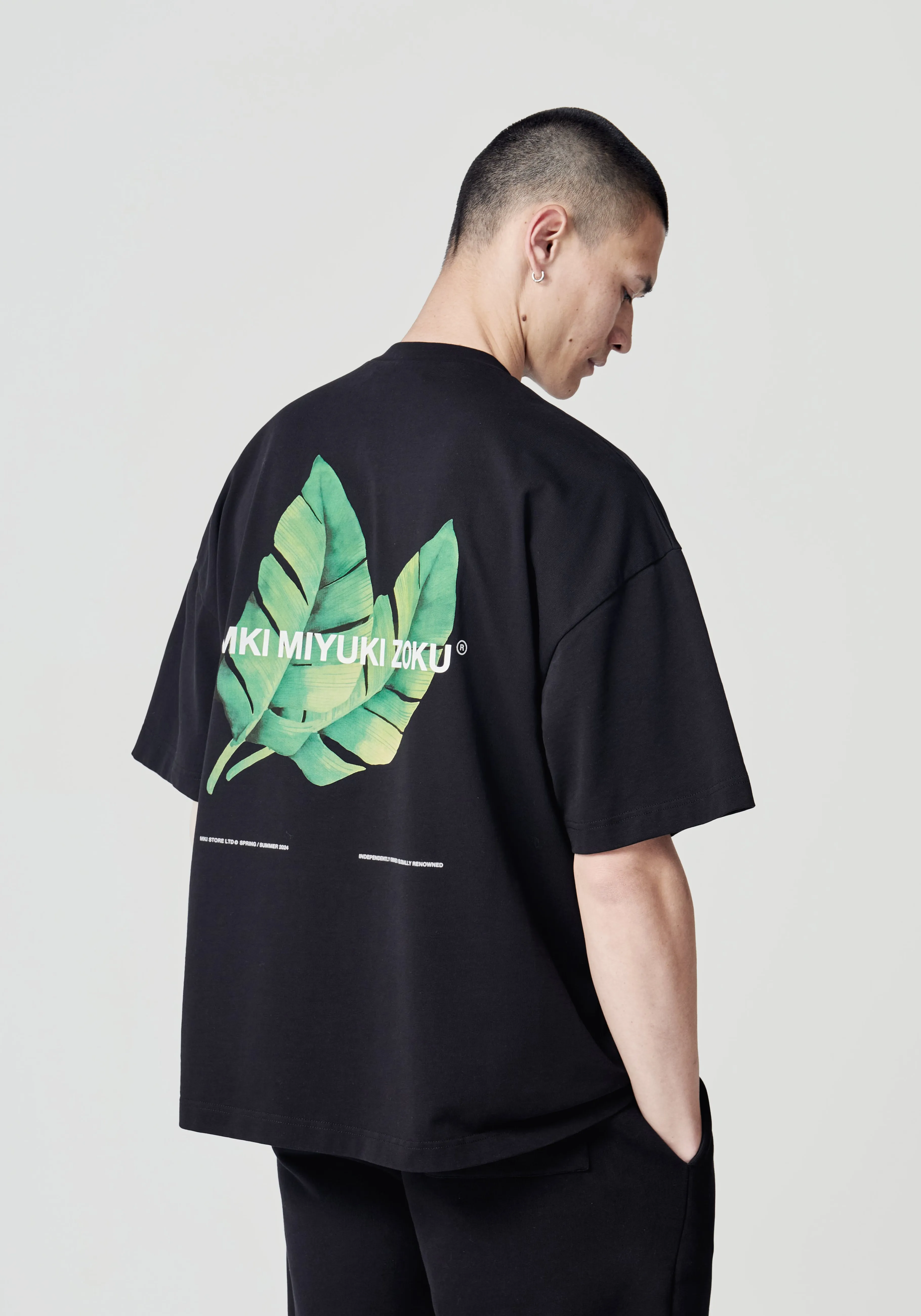 MKI MIYUKI ZOKU MKI LEAF T-SHIRT- T-SHIRTS | SHIRTS