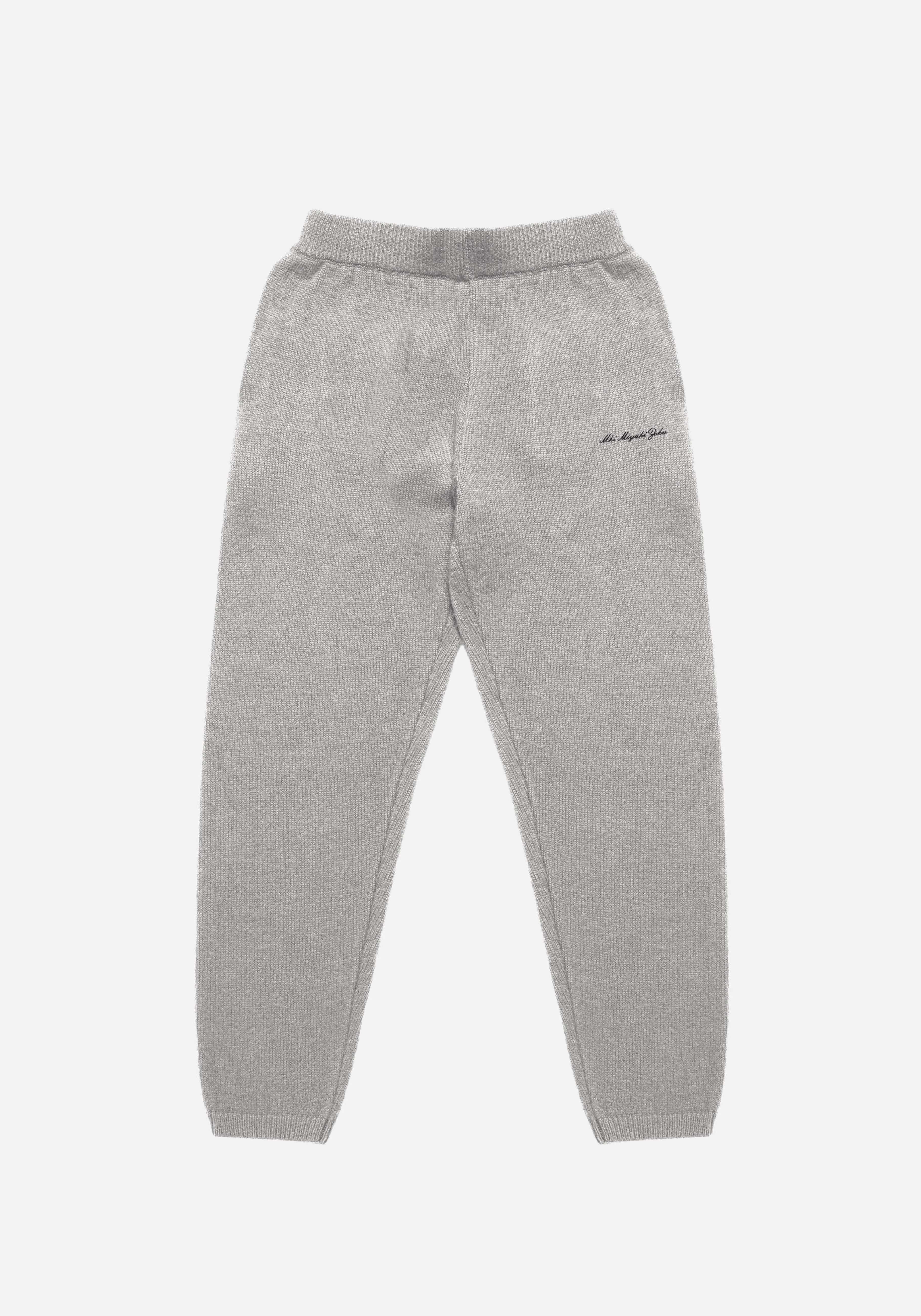 MKI MIYUKI ZOKU MKI MOHAIR BLEND KNIT TROUSERS- SWEATPANTS | TROUSERS