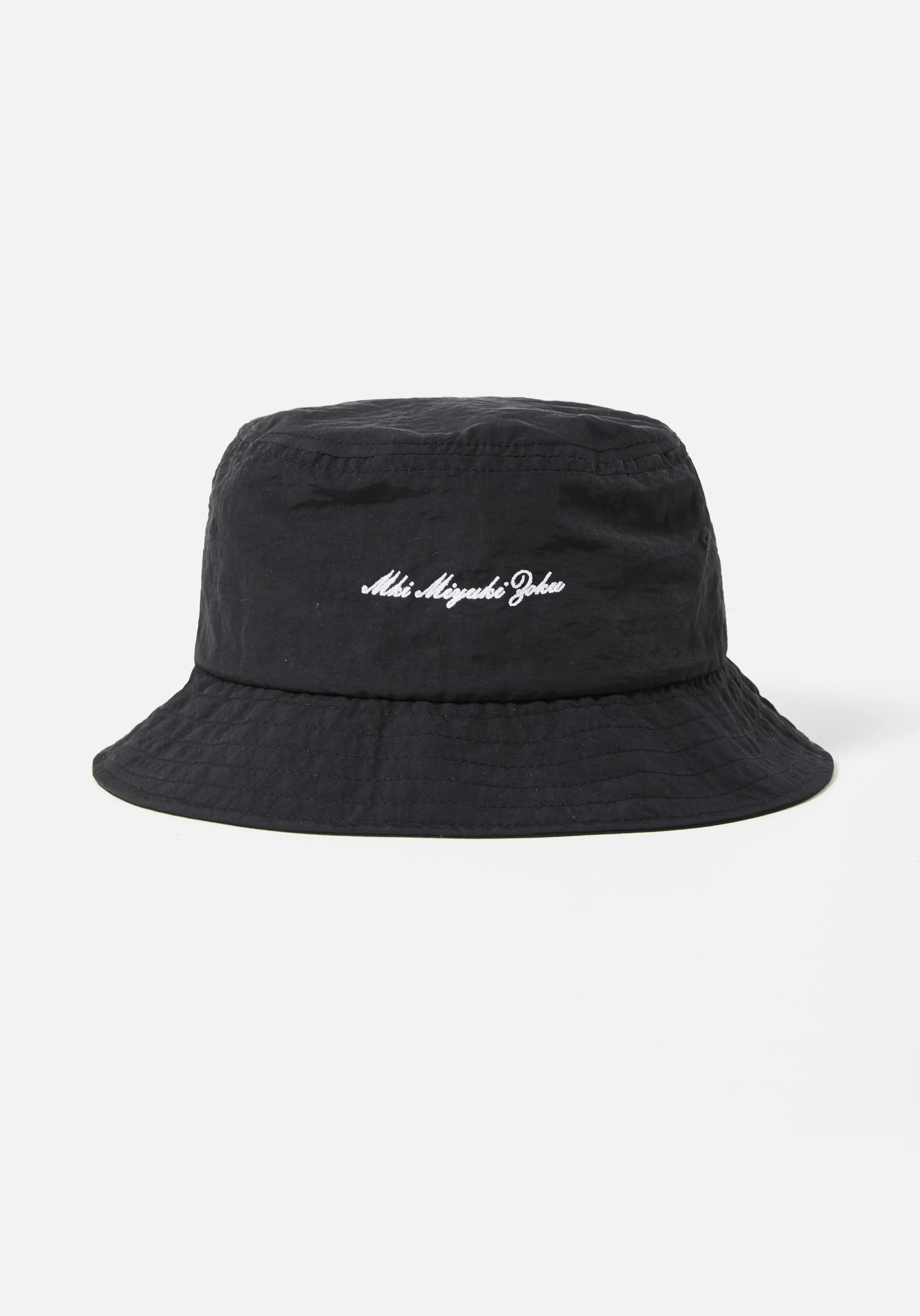 MKI MIYUKI ZOKU MKI NYLON SCRIPT BUCKET HAT- LIFESTYLE | HEADWEAR