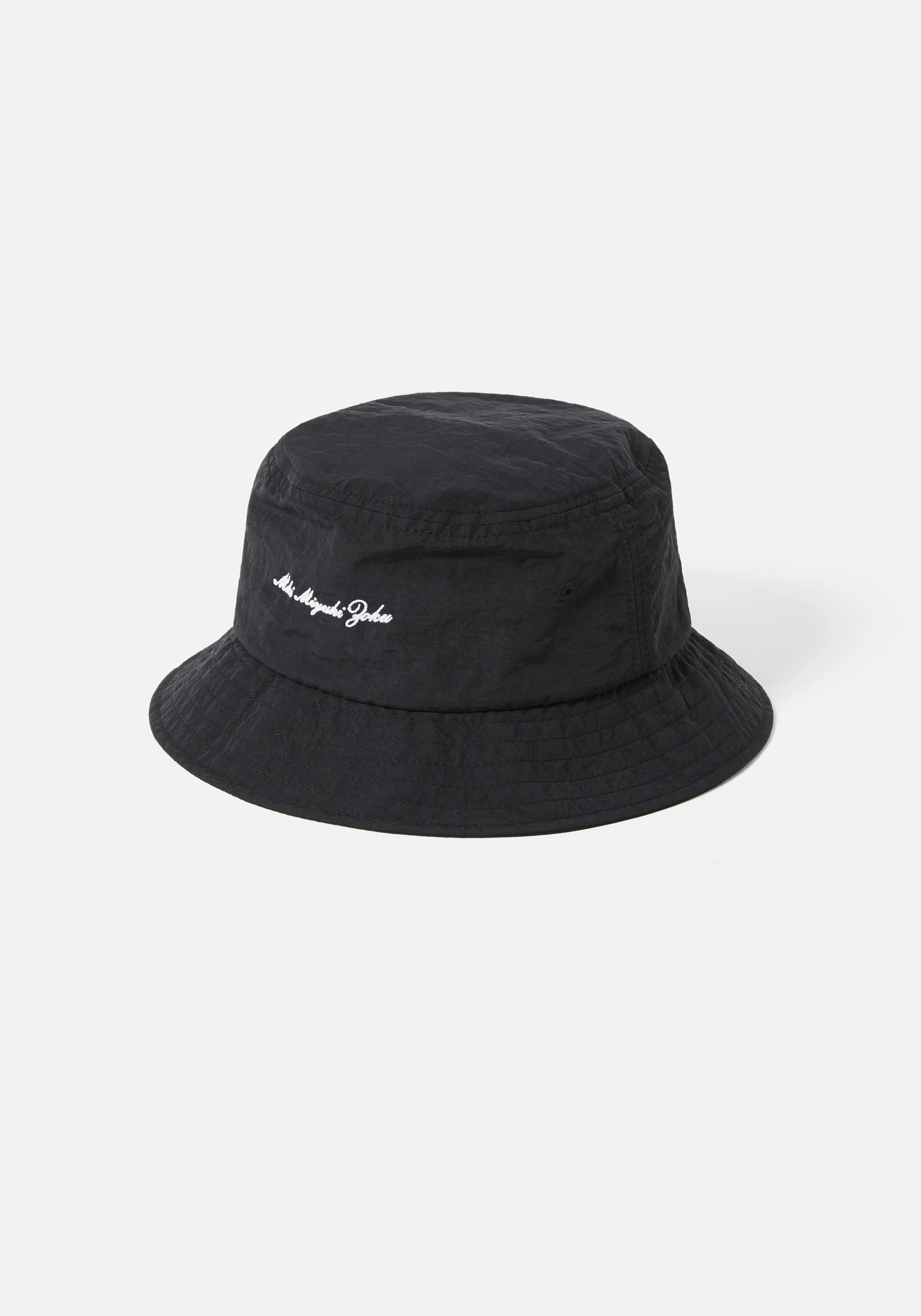 MKI MIYUKI ZOKU MKI NYLON SCRIPT BUCKET HAT- LIFESTYLE | HEADWEAR