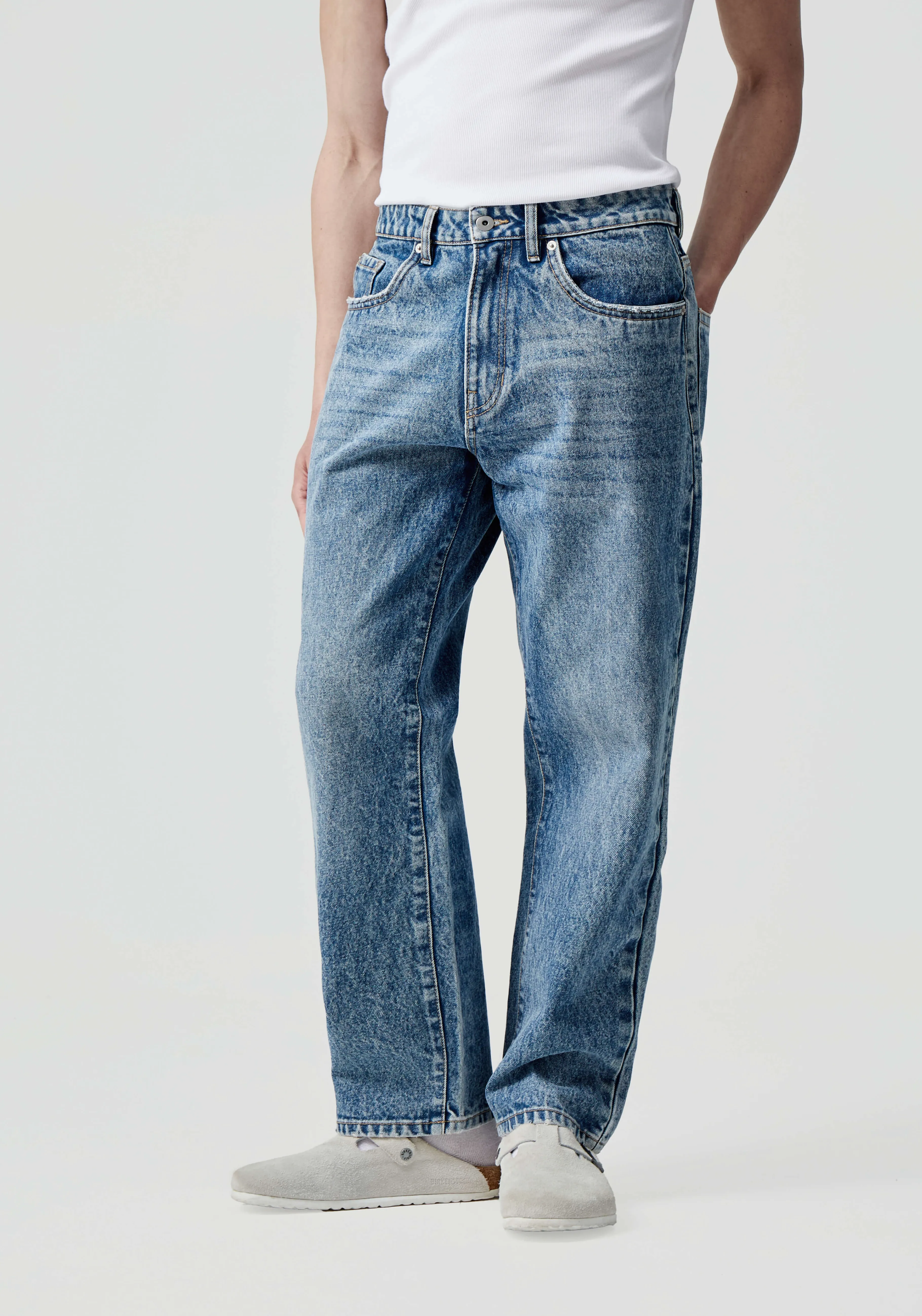 MKI MIYUKI ZOKU MKI 16OZ DENIM JEANS- TROUSERS | SWEATPANTS