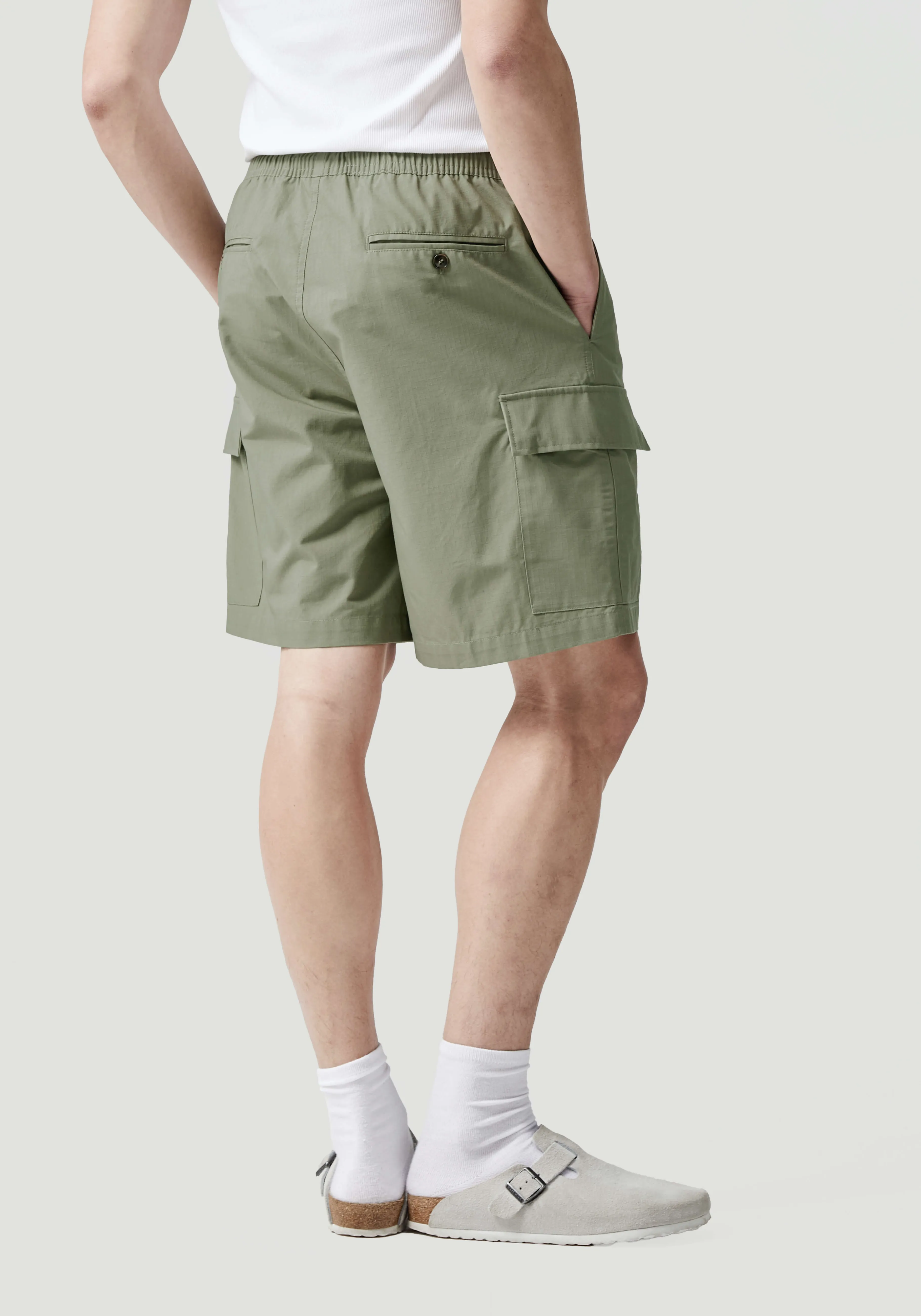 MKI MIYUKI ZOKU MKI RIPSTOP CARGO SHORTS- SWEATPANTS | SHORTS