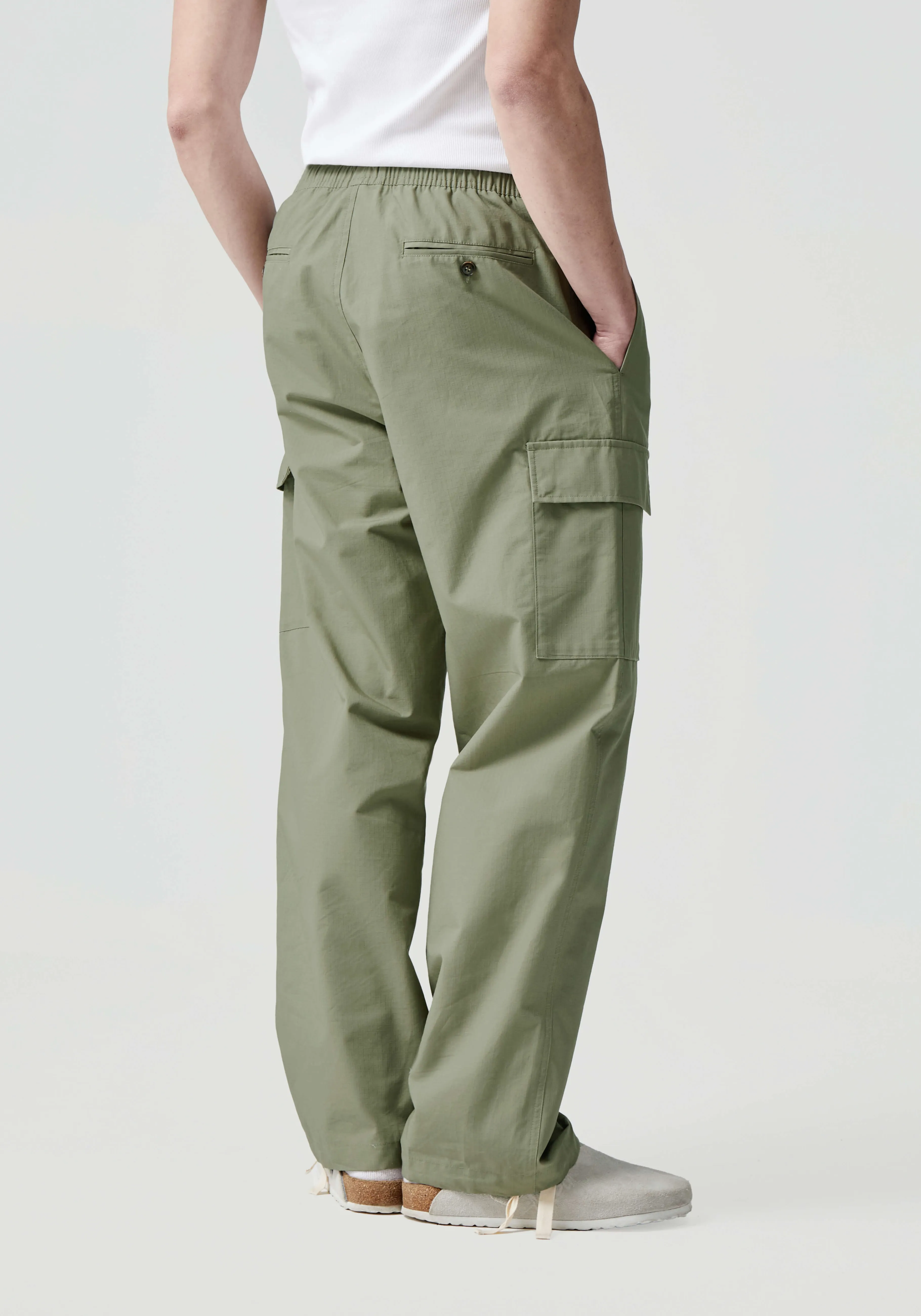 MKI MIYUKI ZOKU MKI RIPSTOP CARGO TROUSERS- SWEATPANTS | TROUSERS