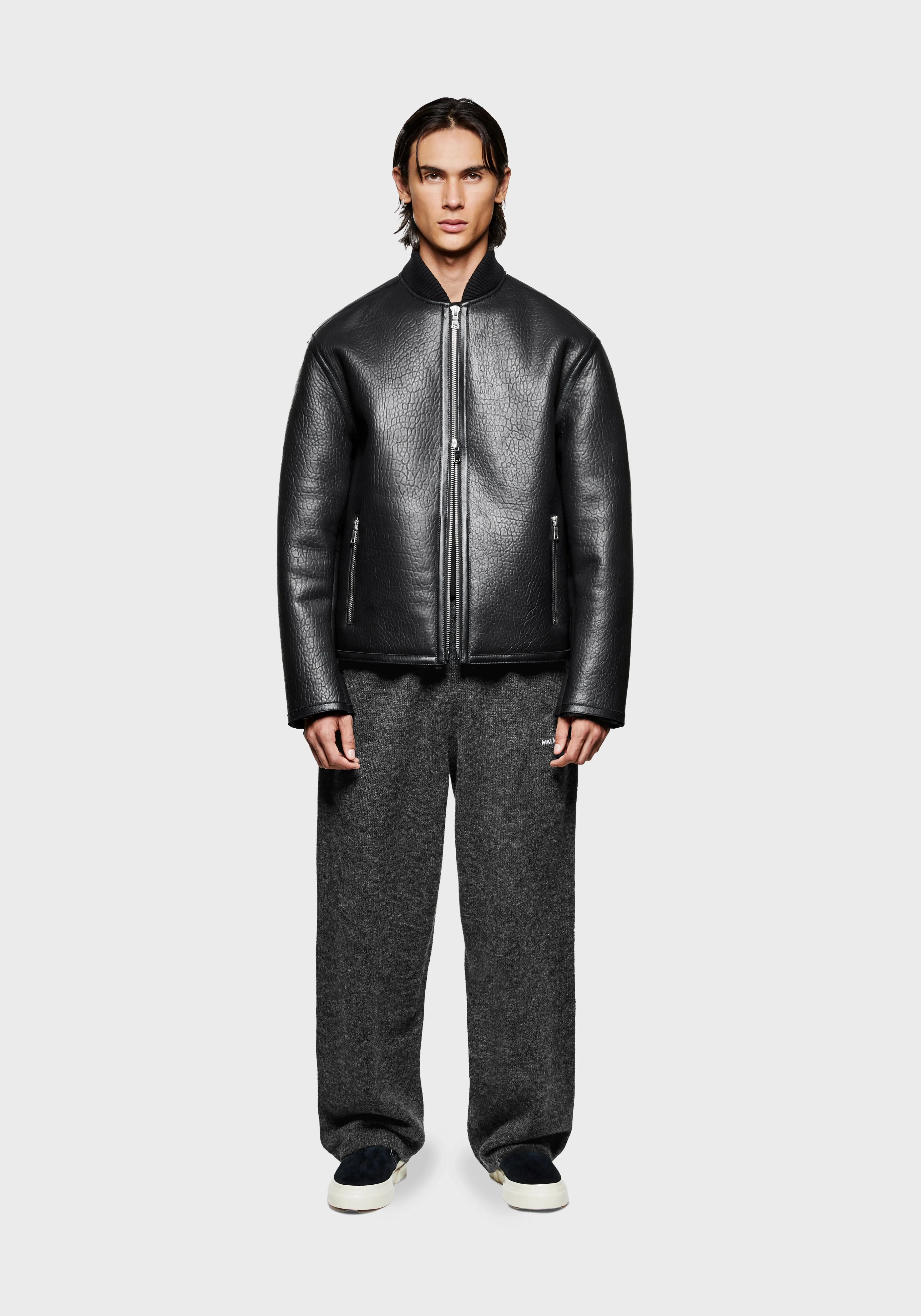 MKI MIYUKI ZOKU MKI SHEARLING BOMBER- OUTERWEAR | SHIRTS