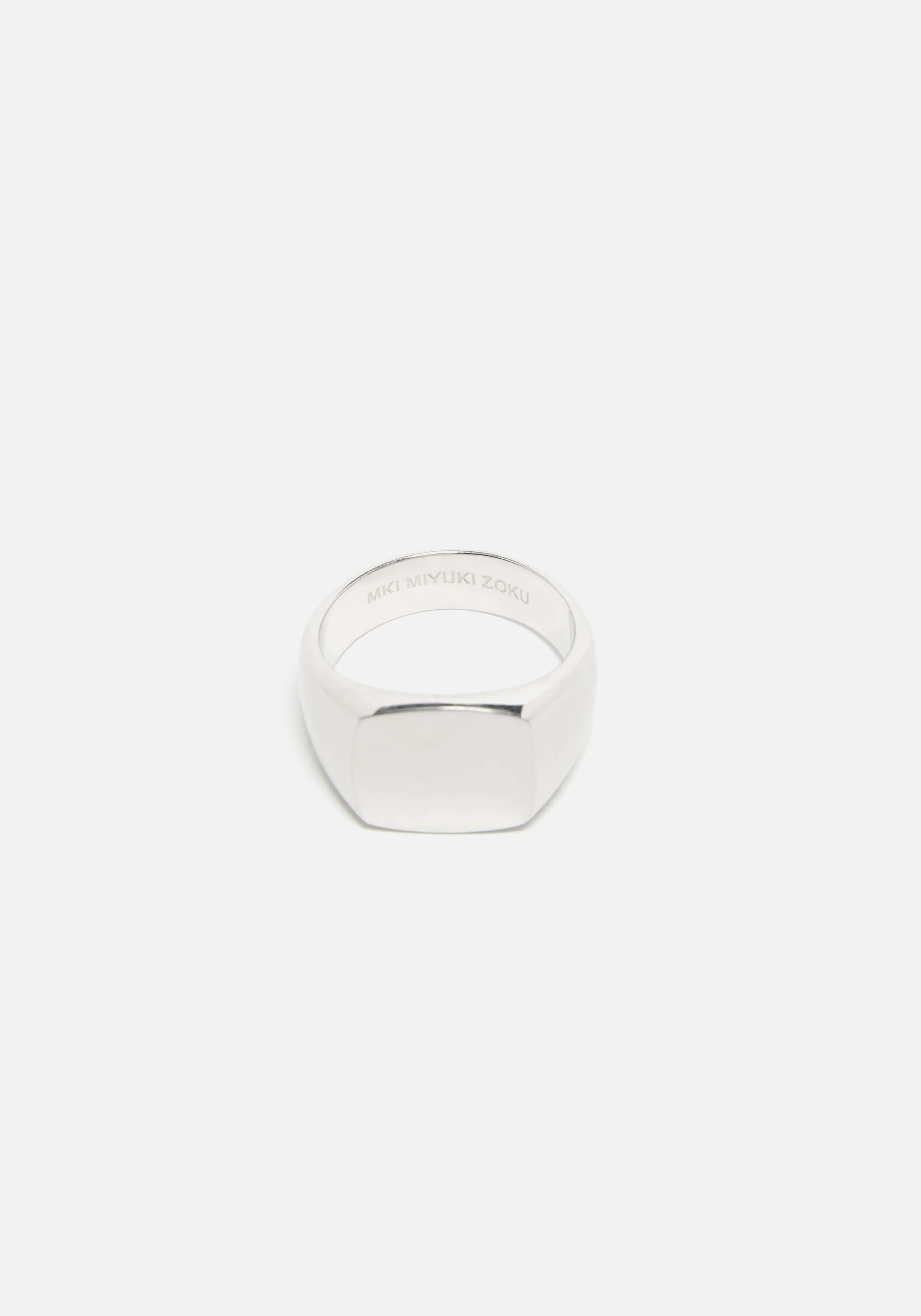 MKI MIYUKI ZOKU MKI SQUARE SIGNET RING- LIFESTYLE | JEWELLERY