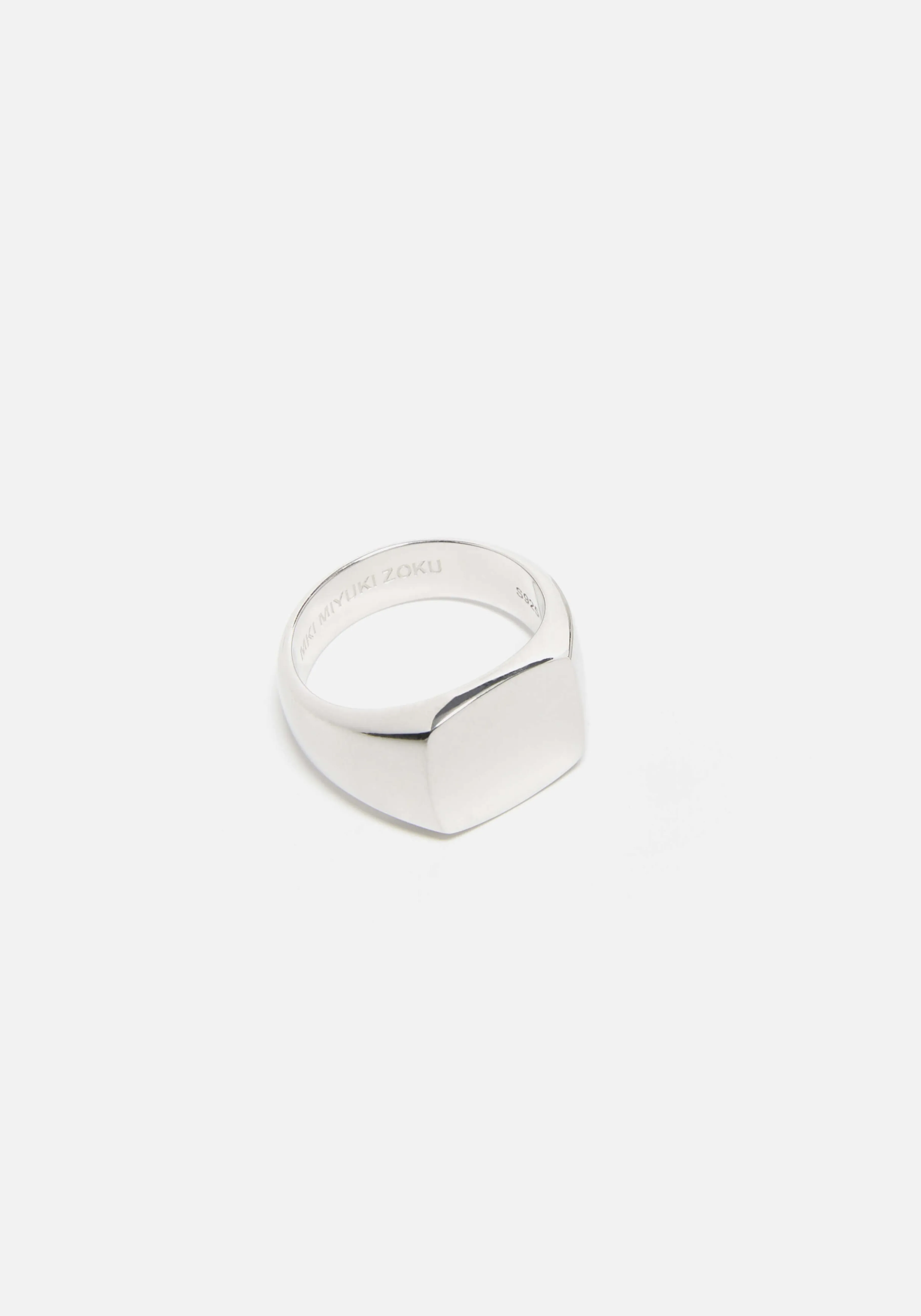 MKI MIYUKI ZOKU MKI SQUARE SIGNET RING- LIFESTYLE | JEWELLERY