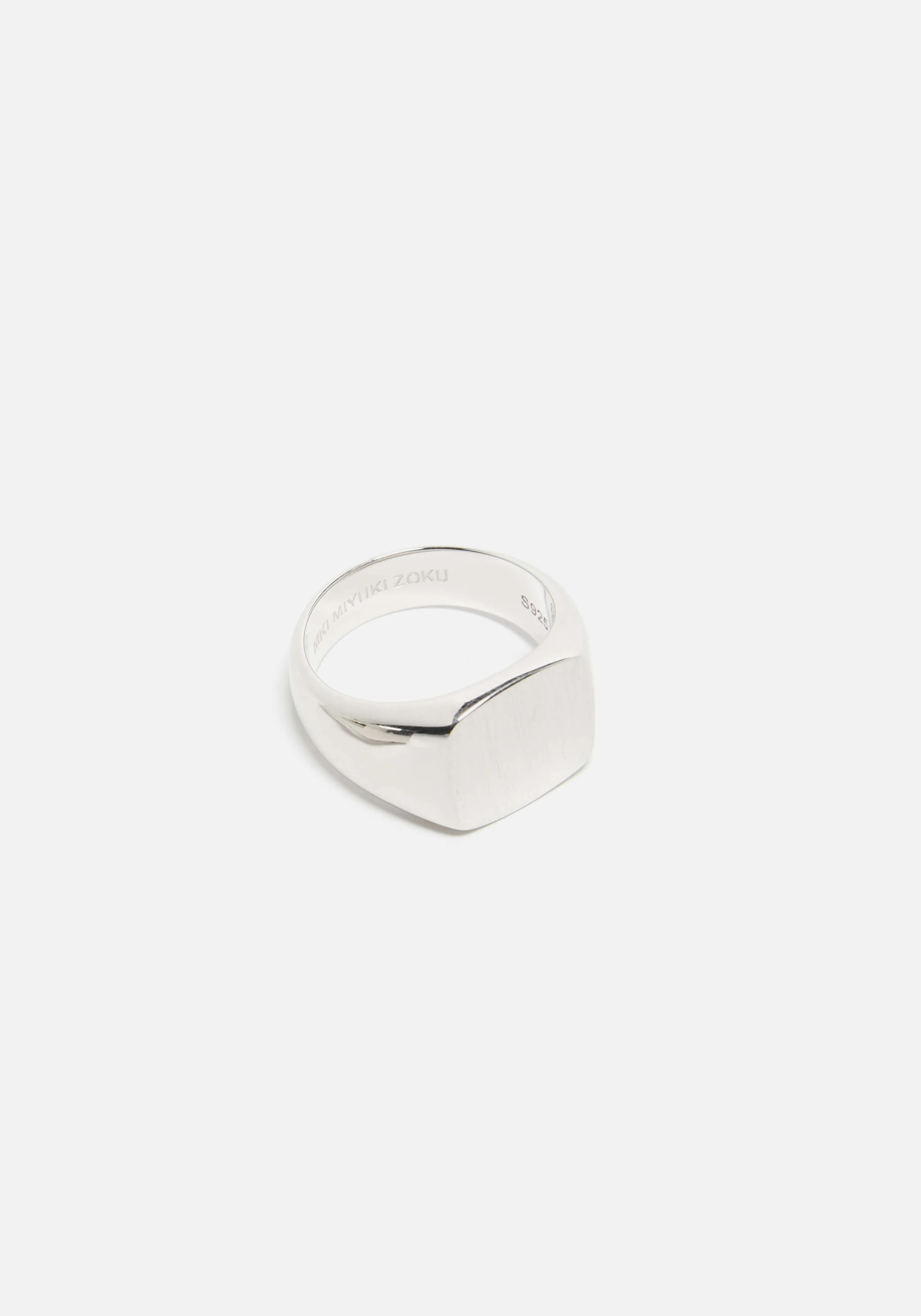 MKI MIYUKI ZOKU MKI SQUARE SIGNET RING- LIFESTYLE | JEWELLERY