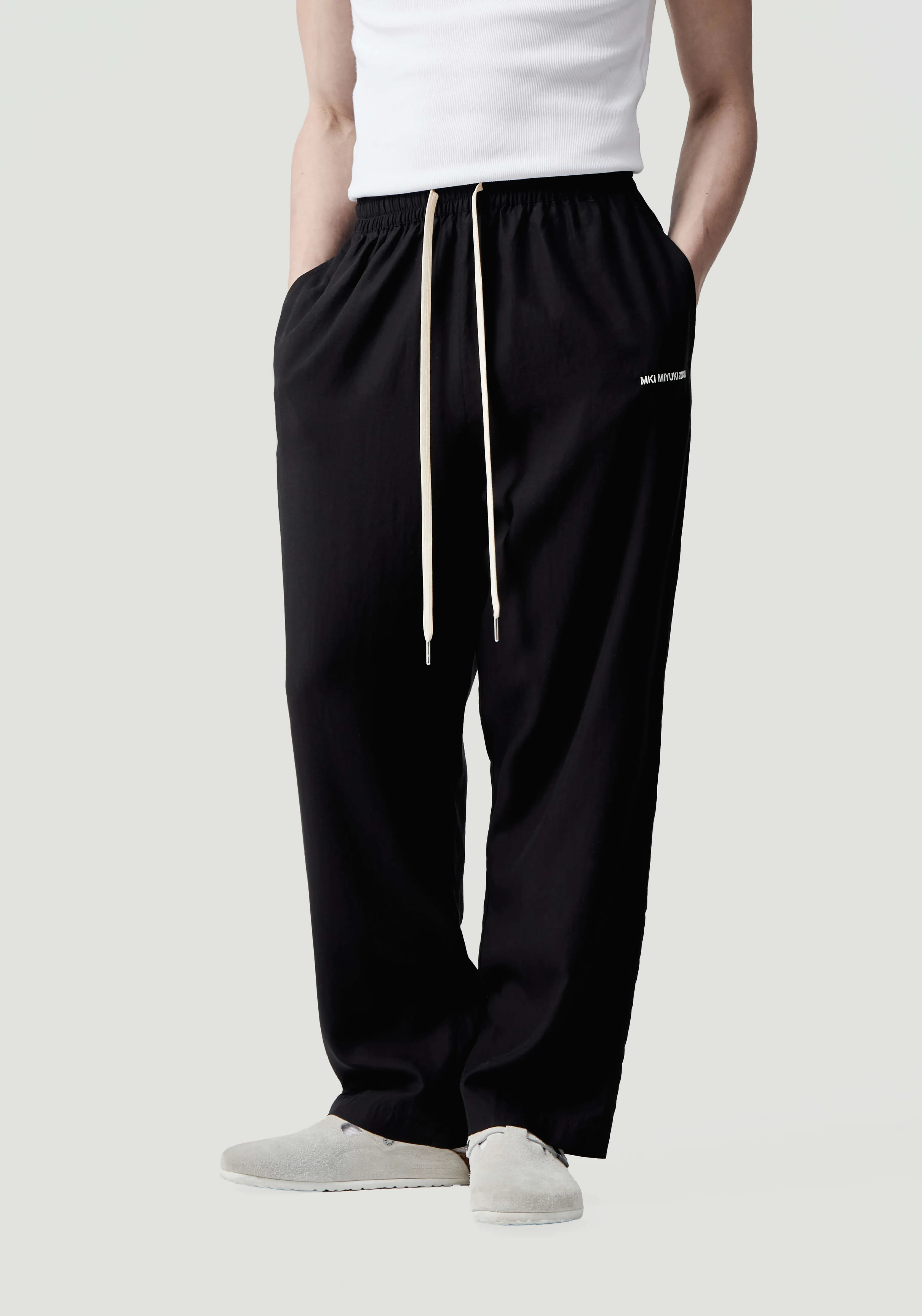 MKI MIYUKI ZOKU MKI TENCEL TROUSERS- SWEATPANTS | TROUSERS