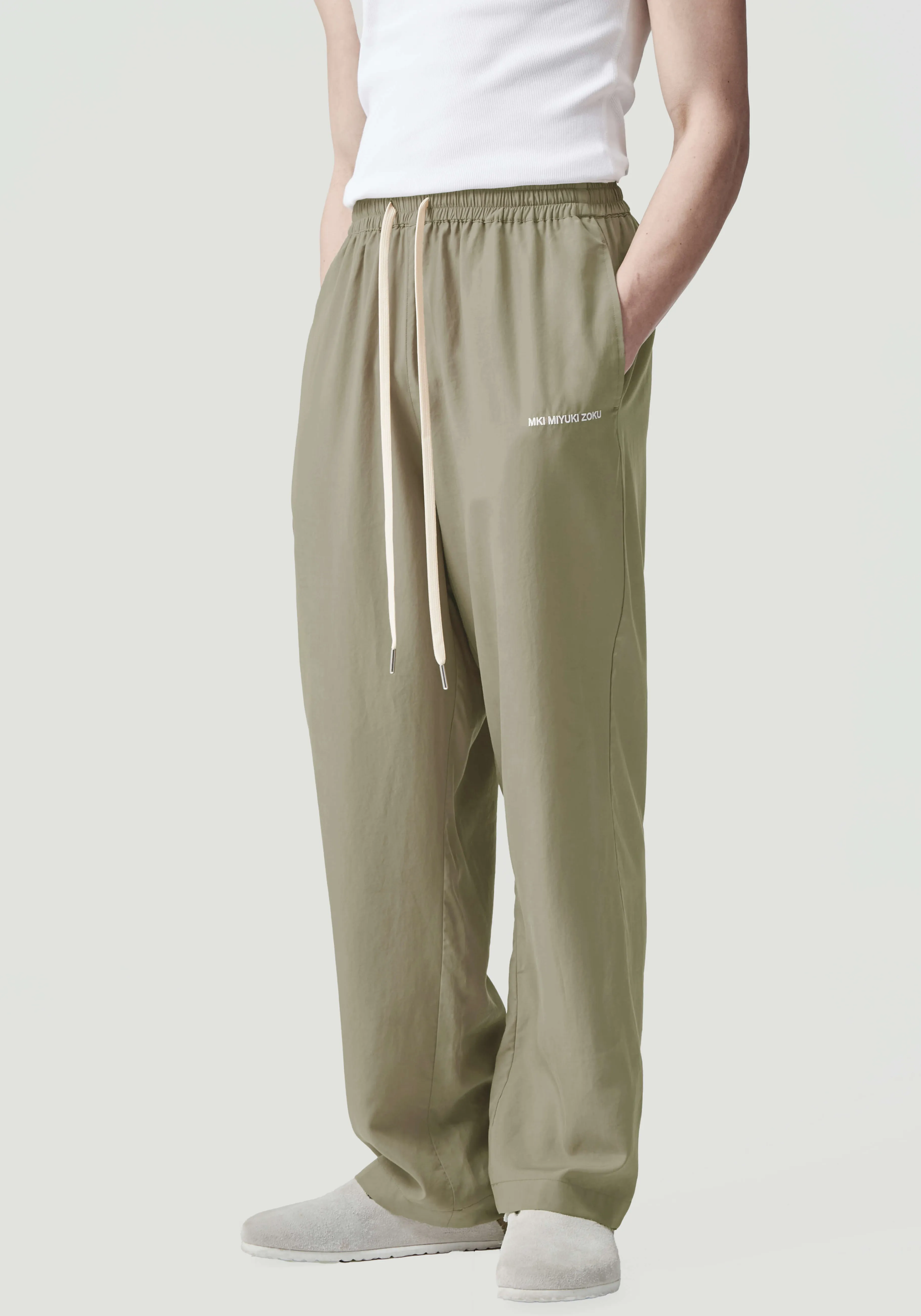 MKI MIYUKI ZOKU MKI TENCEL TROUSERS- SWEATPANTS | TROUSERS